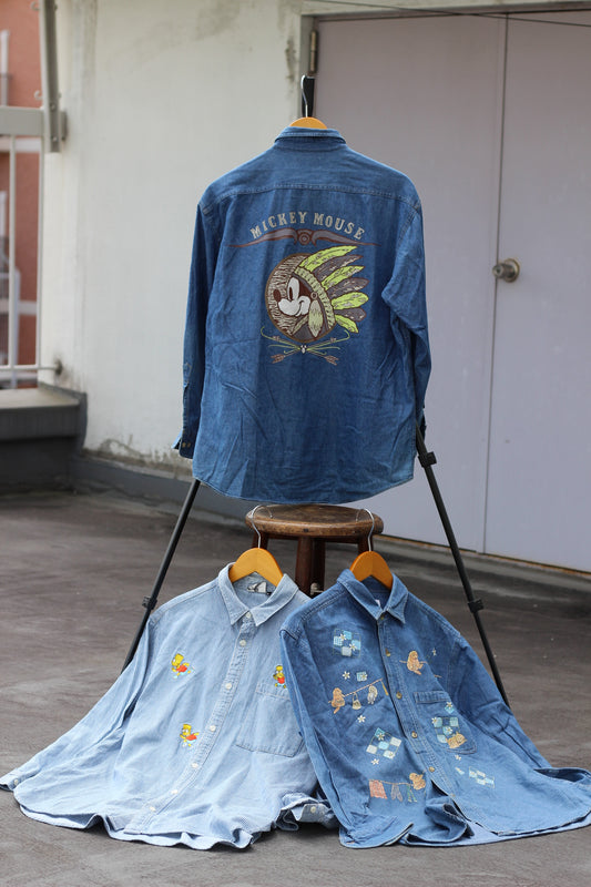 Character Design Denim Shirt x3点
