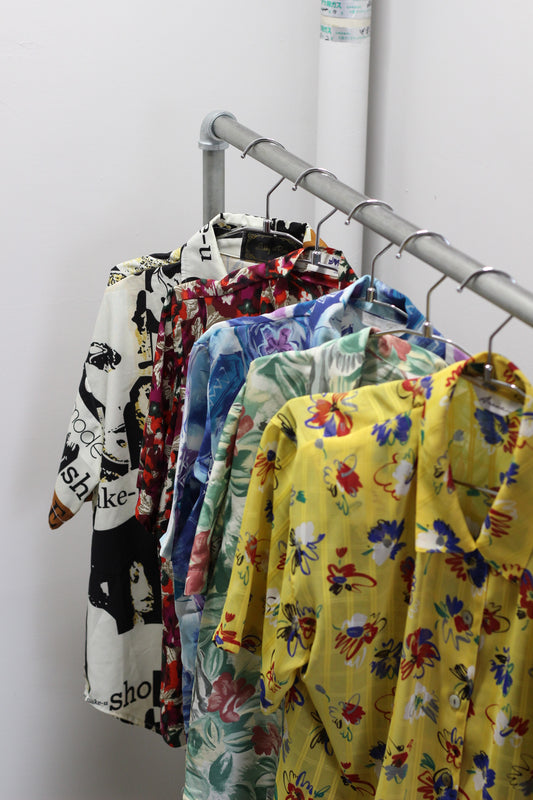 Vintage Design Short Sleeve Blouse x10点