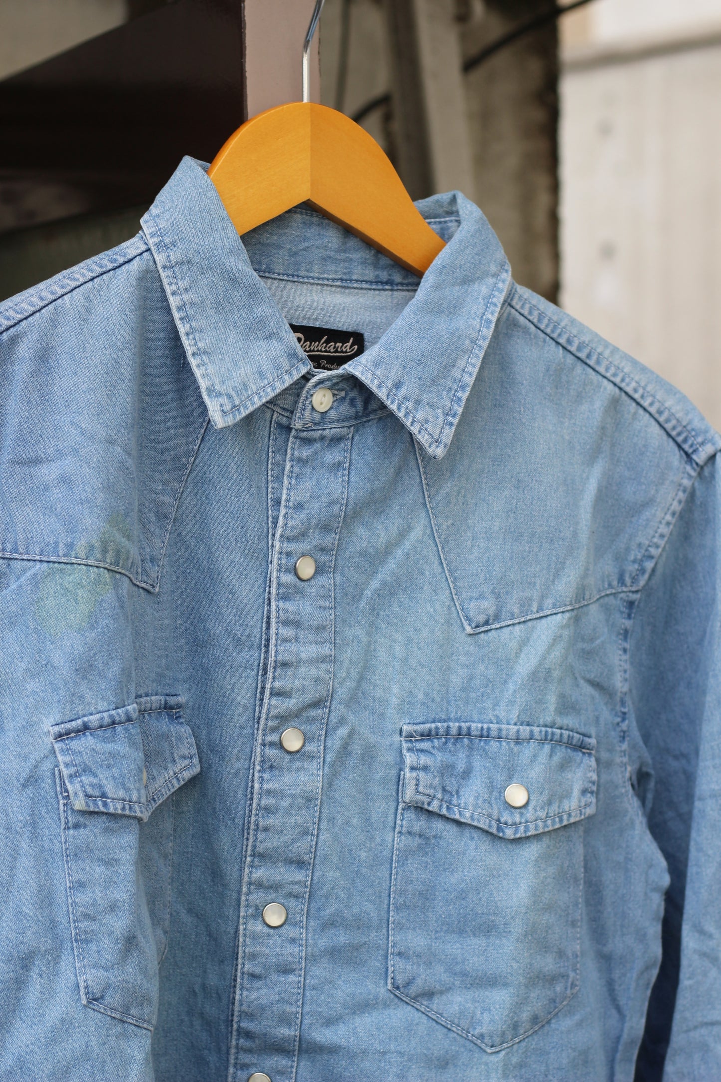 Men's Western Denim Shirt x3点