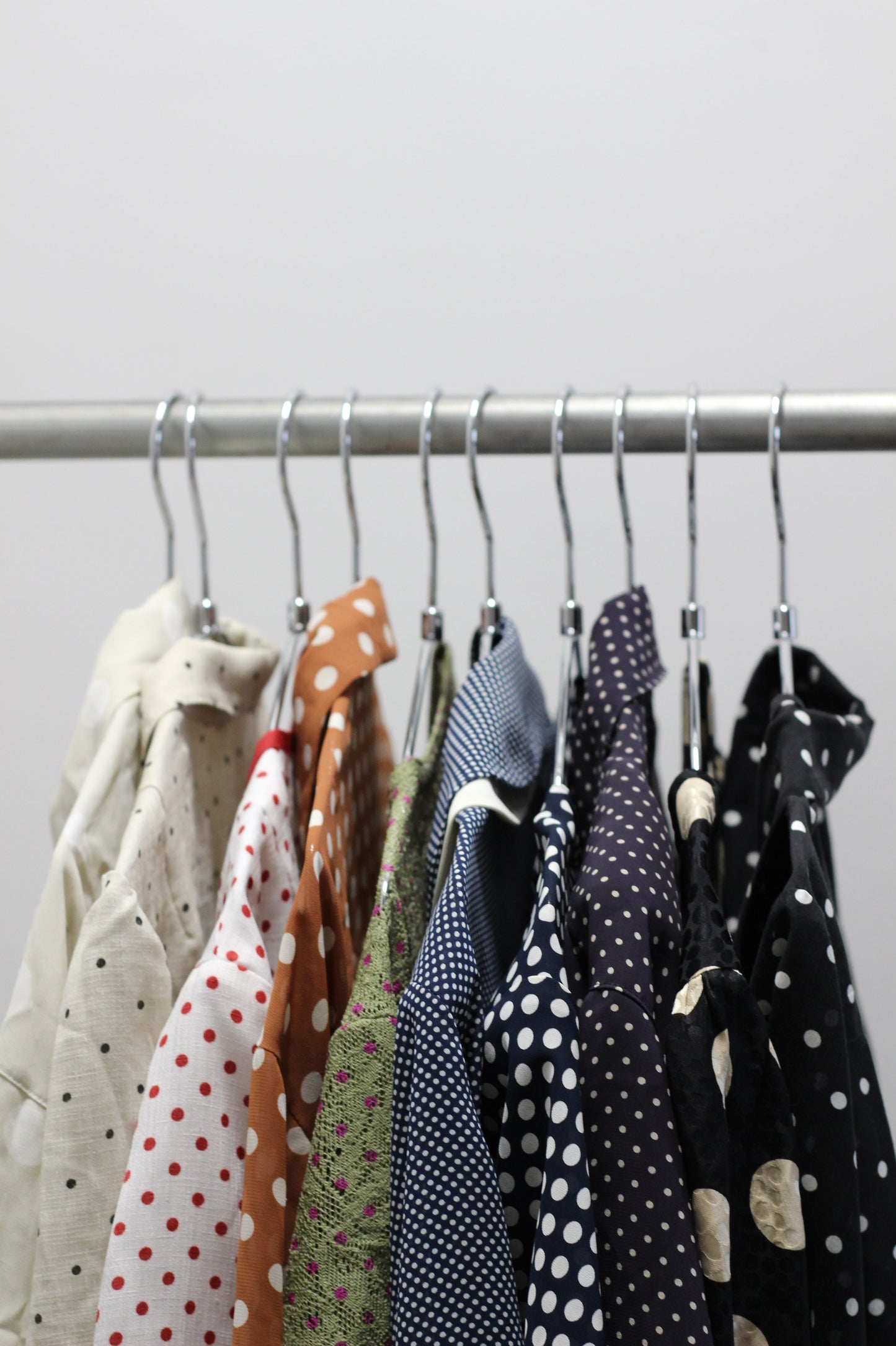 Vintage Dot Short Sleeve Blouse x10点