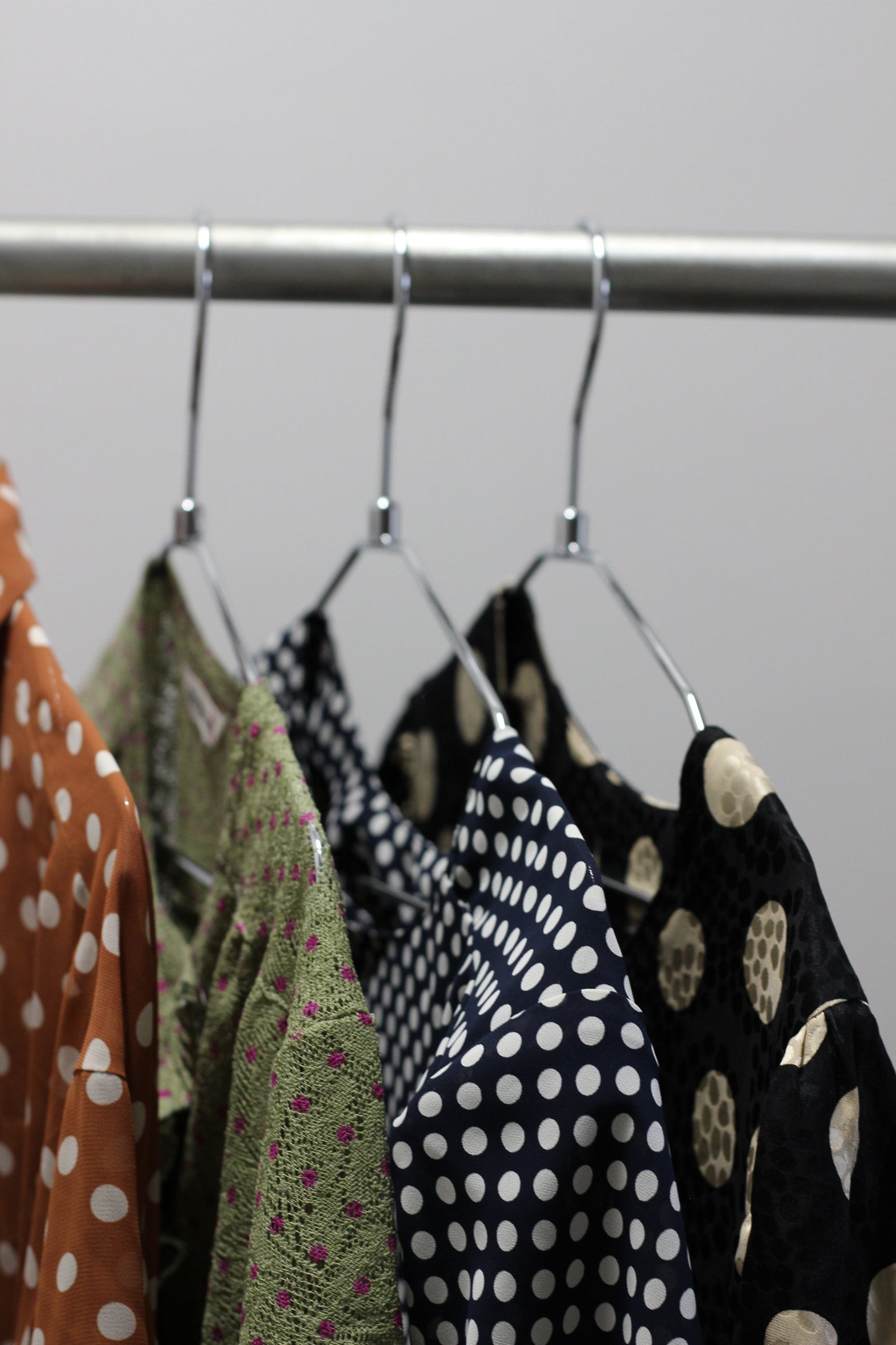 Vintage Dot Short Sleeve Blouse x10点