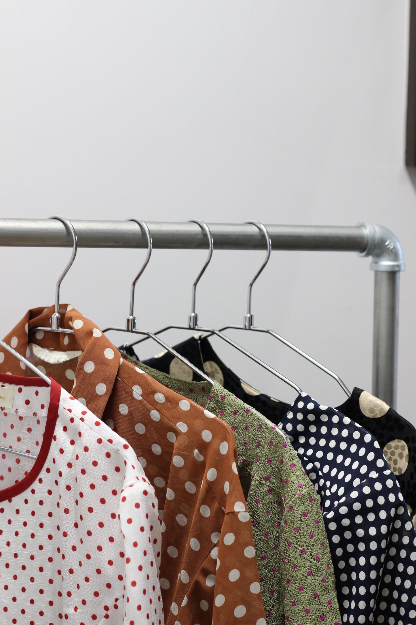 Vintage Dot Short Sleeve Blouse x10点