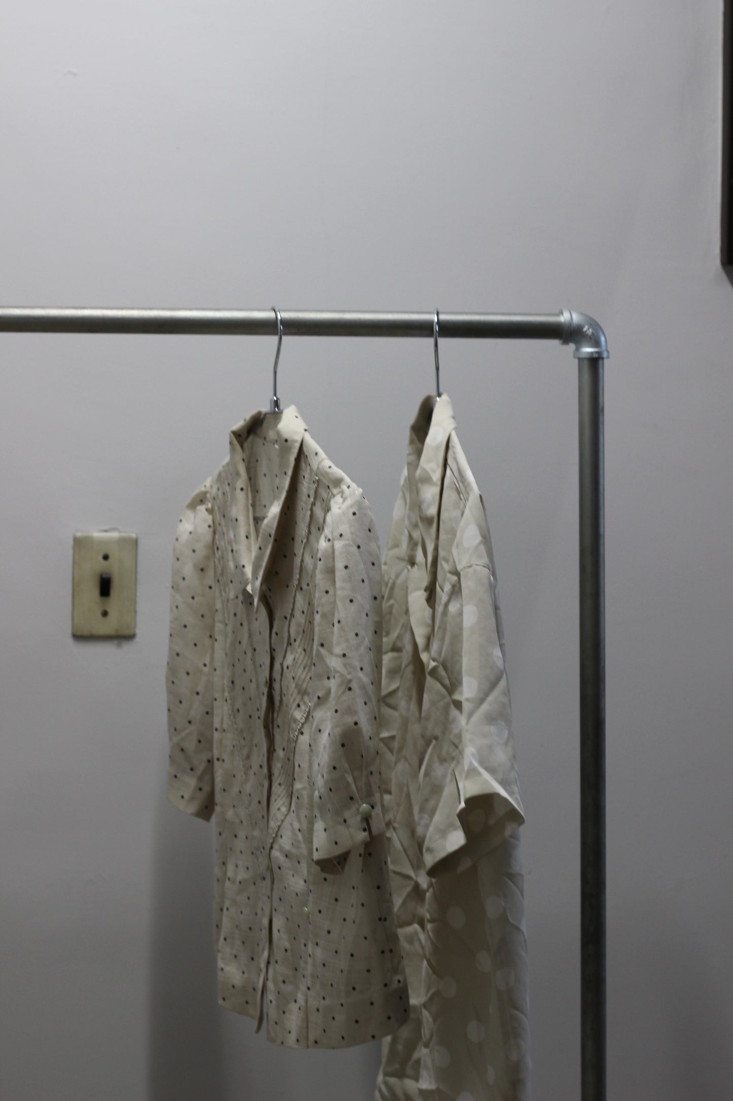 Vintage Dot Short Sleeve Blouse x10点