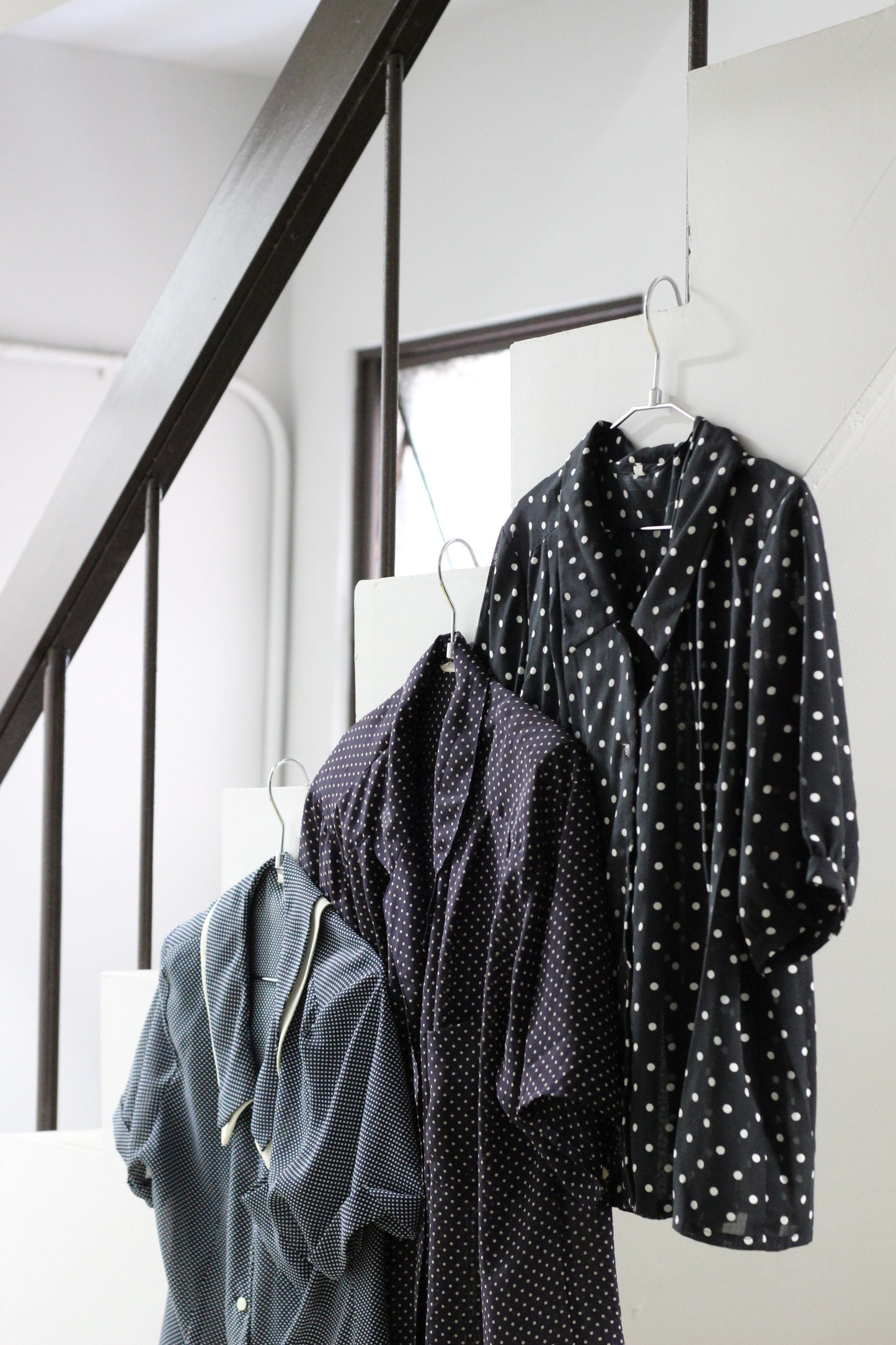 Vintage Dot Short Sleeve Blouse x10点