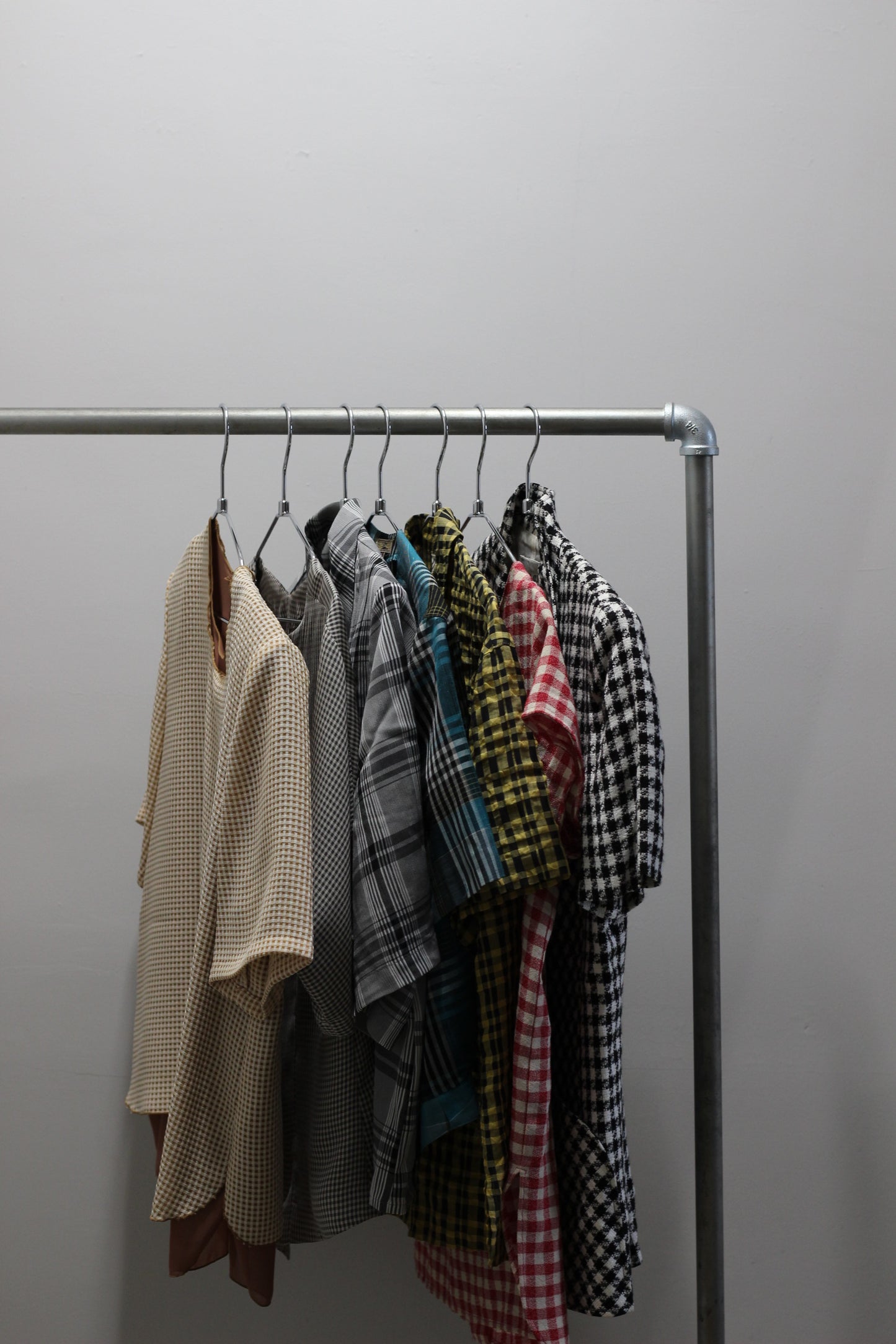 Vintage Check Short Sleeve Blouse x7点