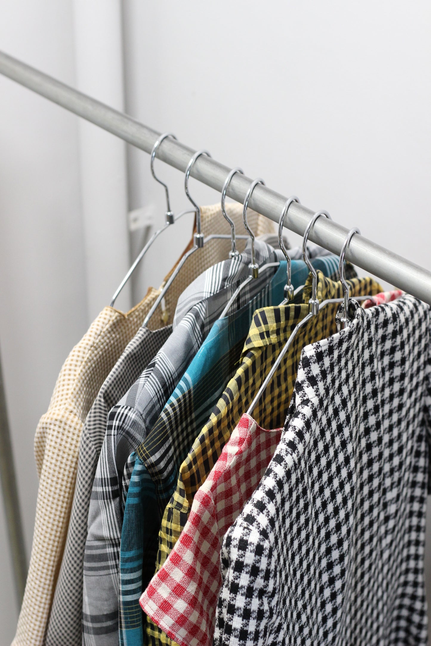 Vintage Check Short Sleeve Blouse x7点