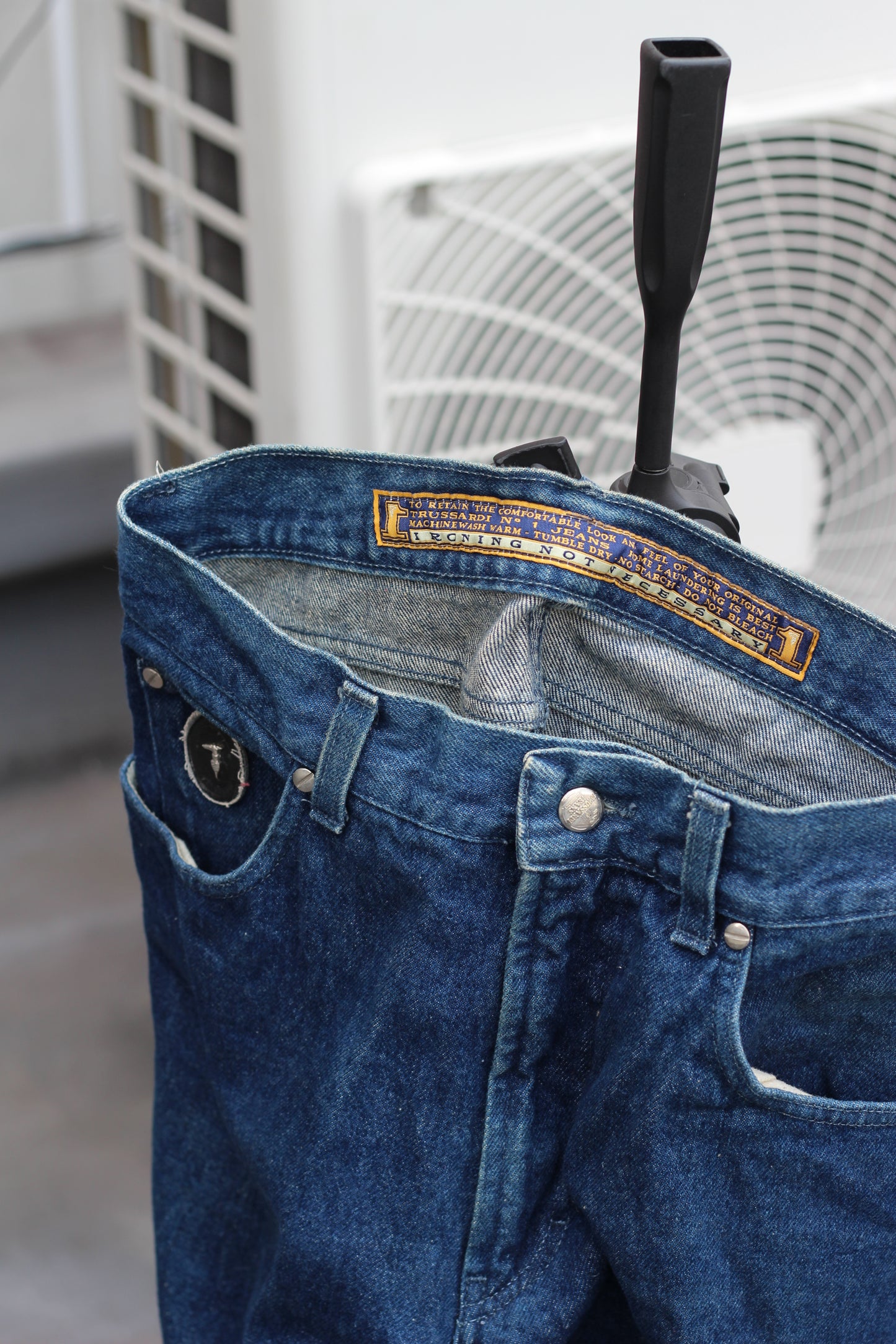 Trussardi Men's Embroidered Denim Pants x2点