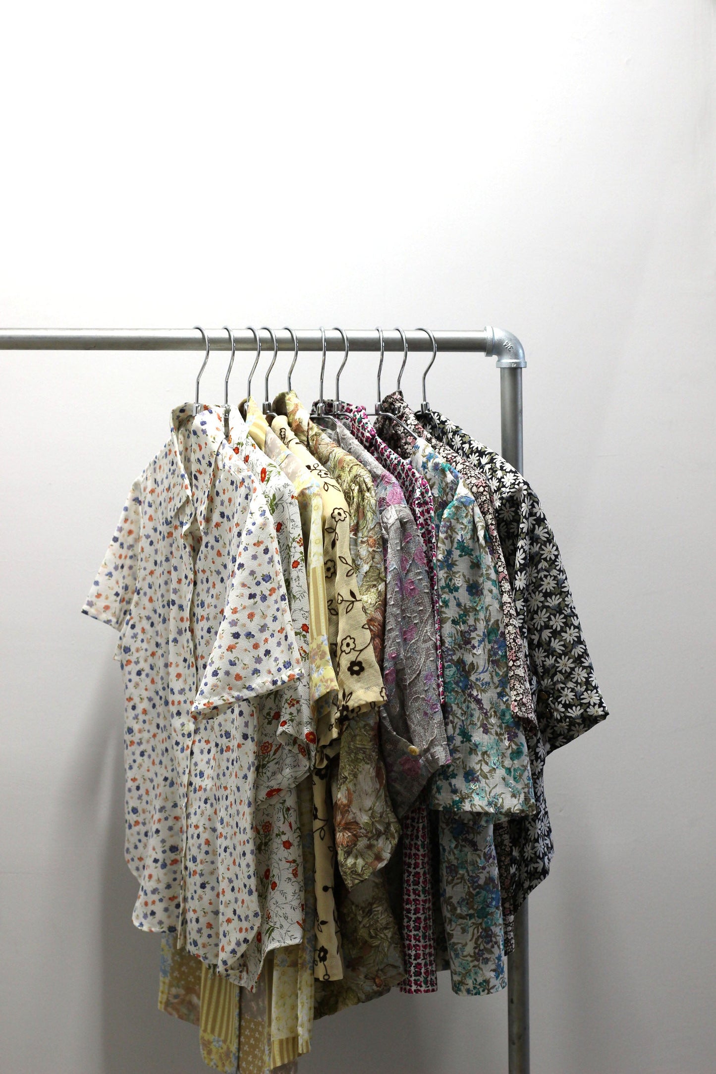 Vintage Flower Short Sleeve Blouse x10点