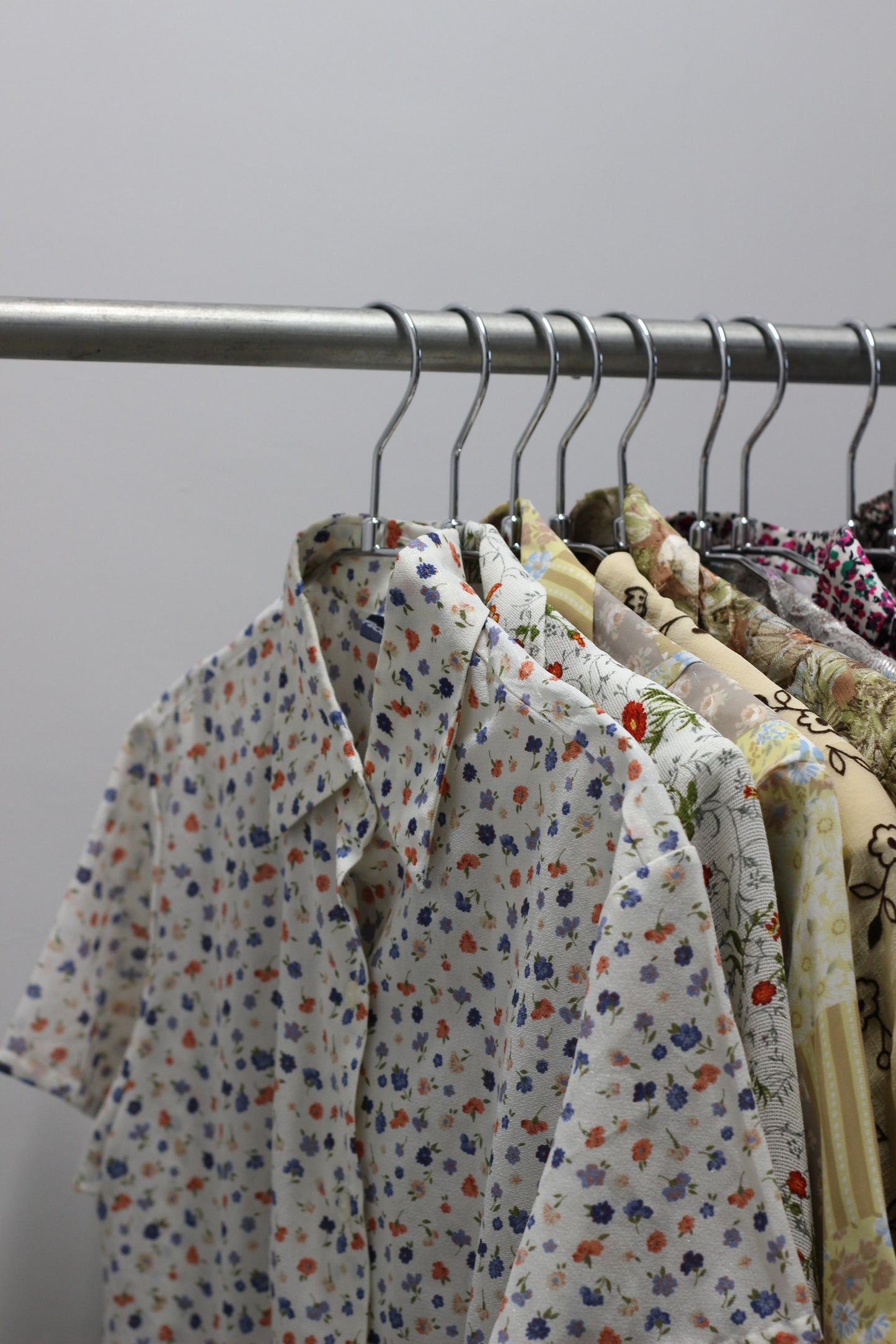 Vintage Flower Short Sleeve Blouse x10点