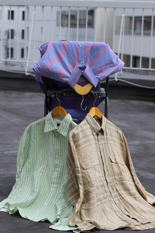 Made In Italy & Bulgaria Men's Long Sleeve Shirt x3点