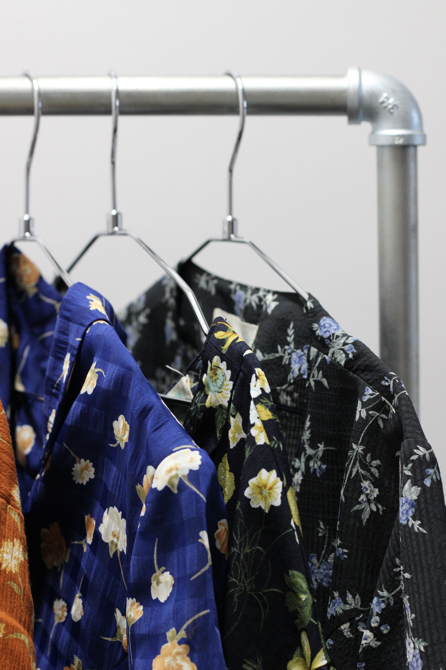 Vintage Floral Short Sleeve One-Piece x6点