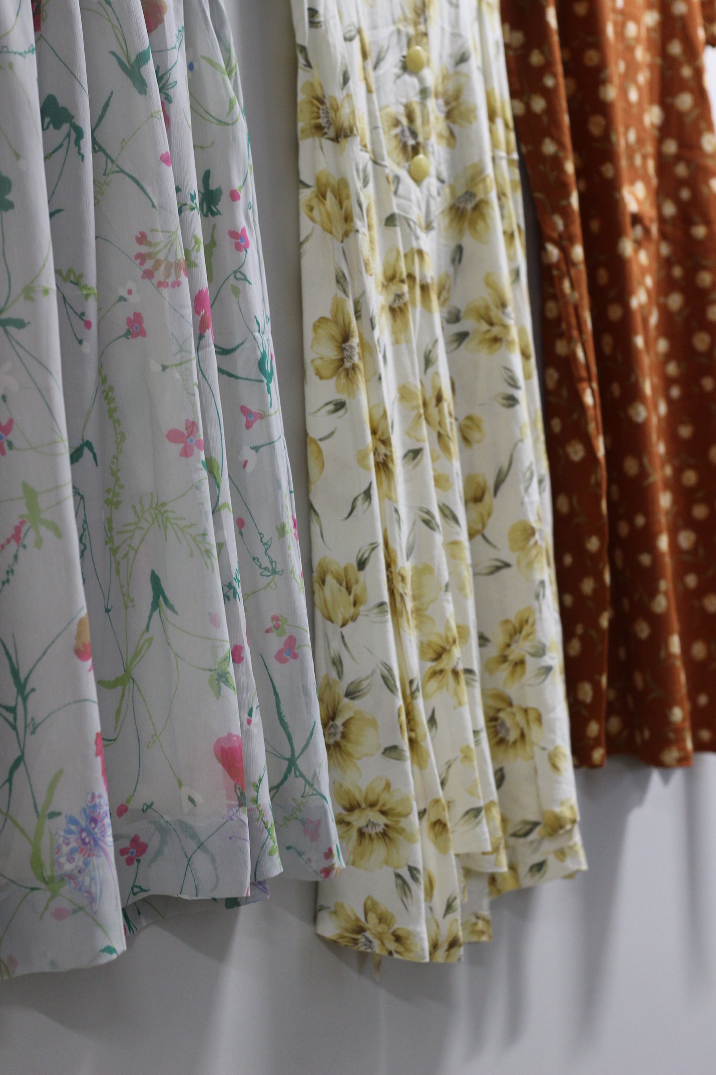 Vintage Floral Short Sleeve One-Piece x6点