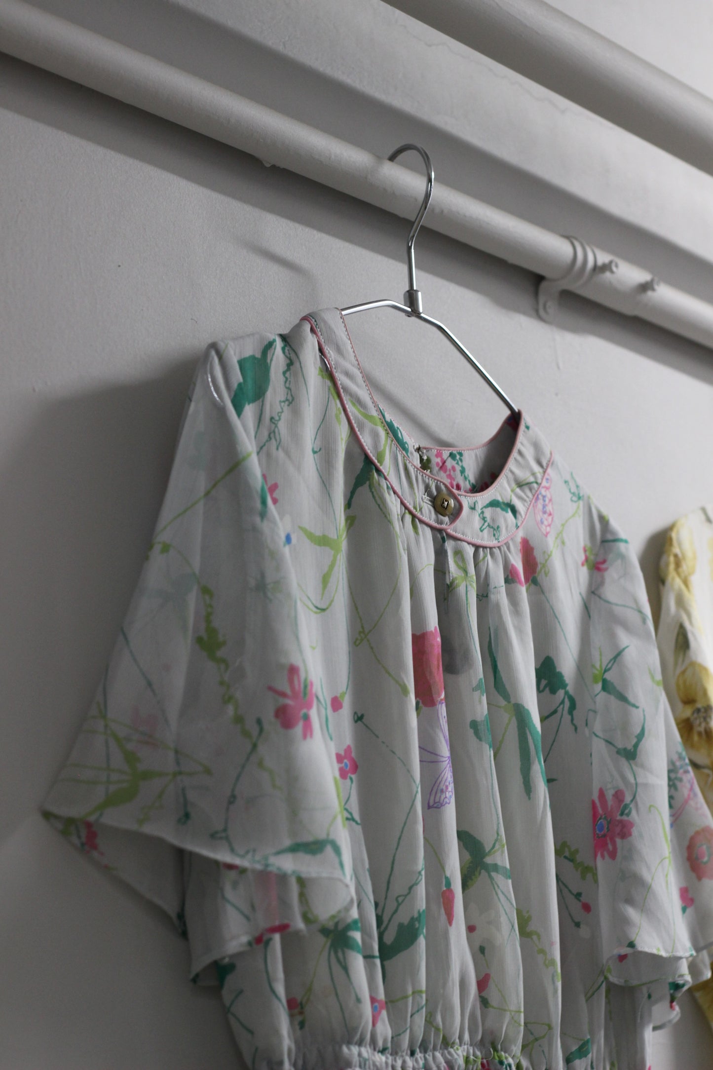 Vintage Floral Short Sleeve One-Piece x6点