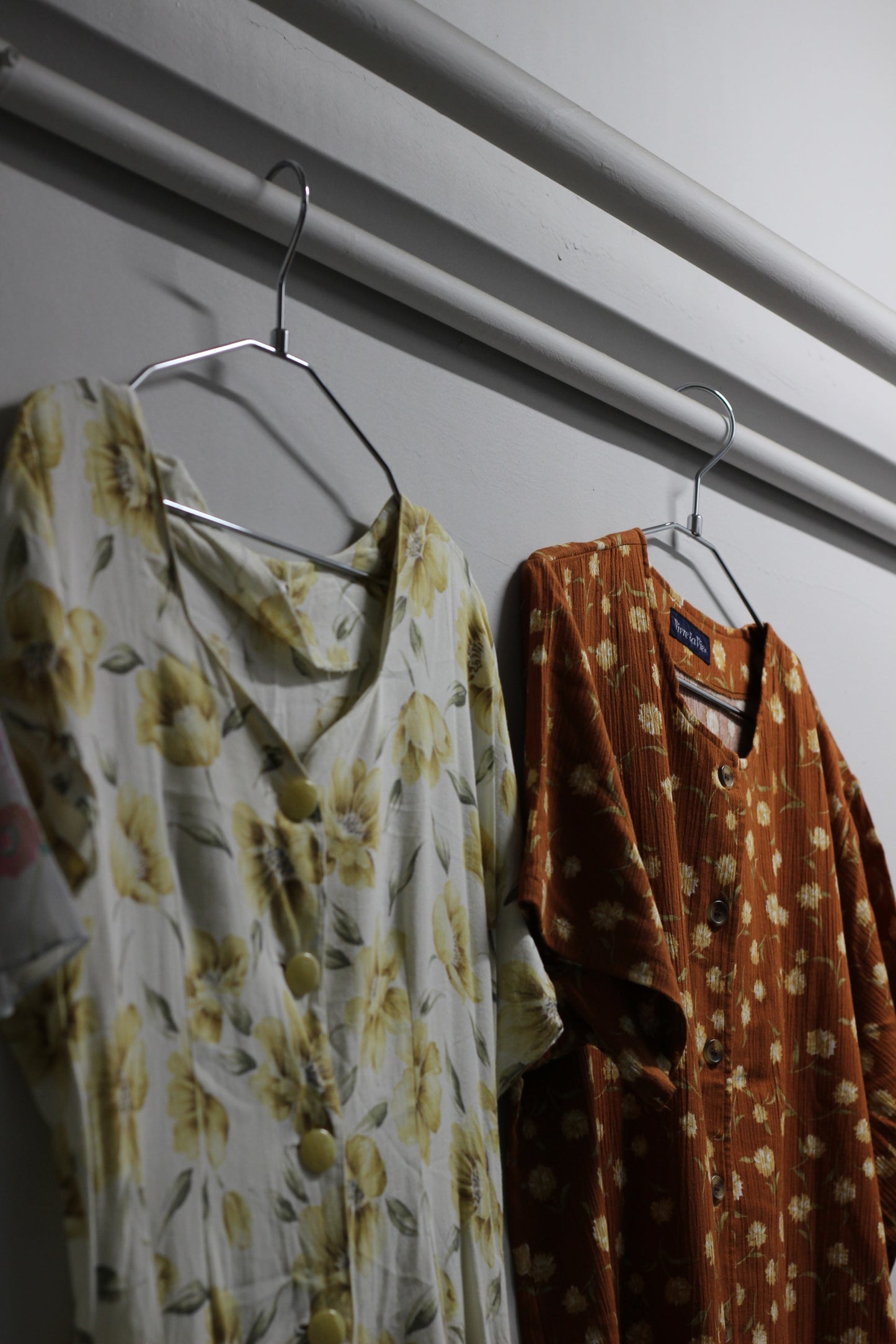 Vintage Floral Short Sleeve One-Piece x6点