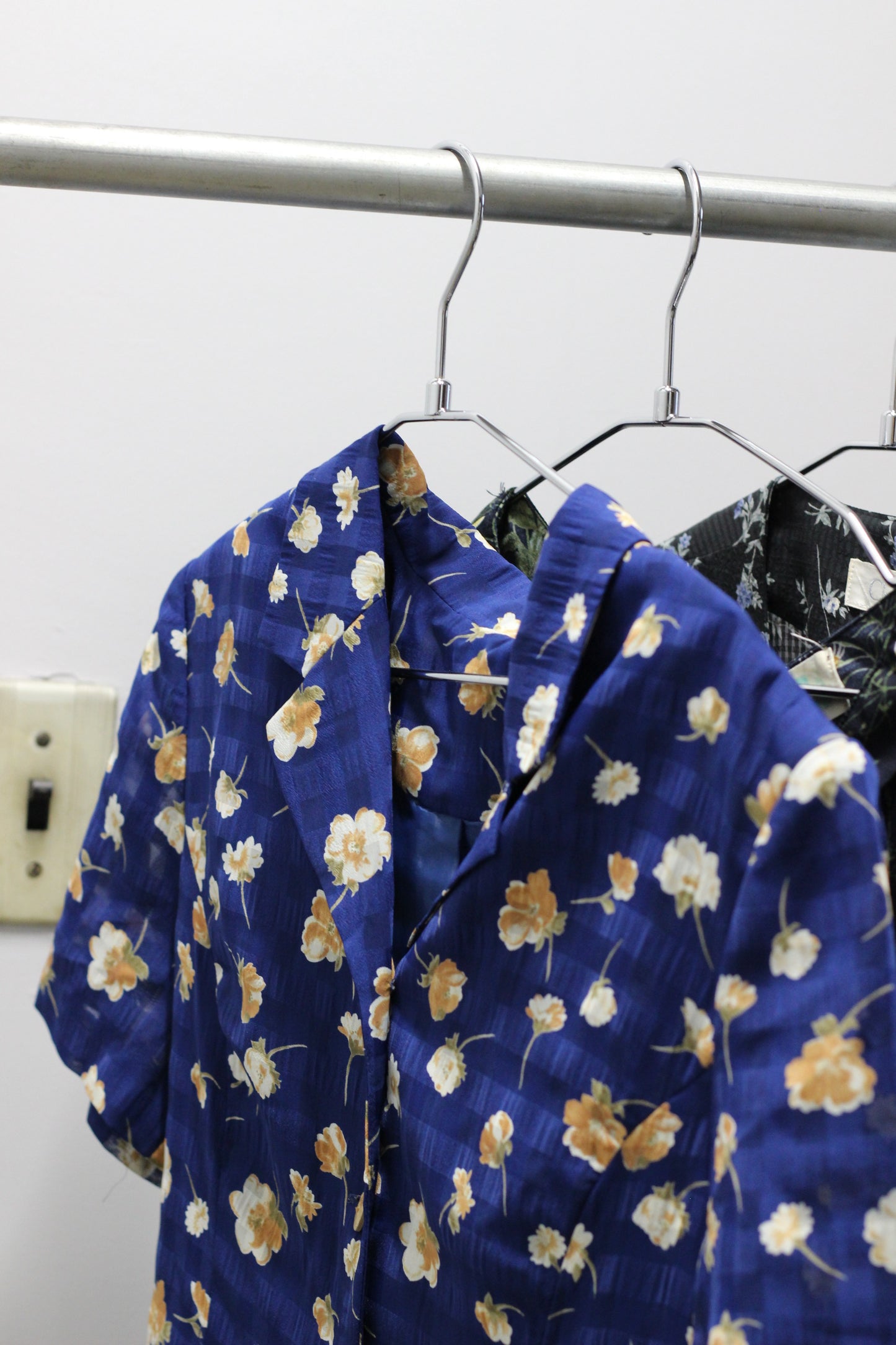 Vintage Floral Short Sleeve One-Piece x6点