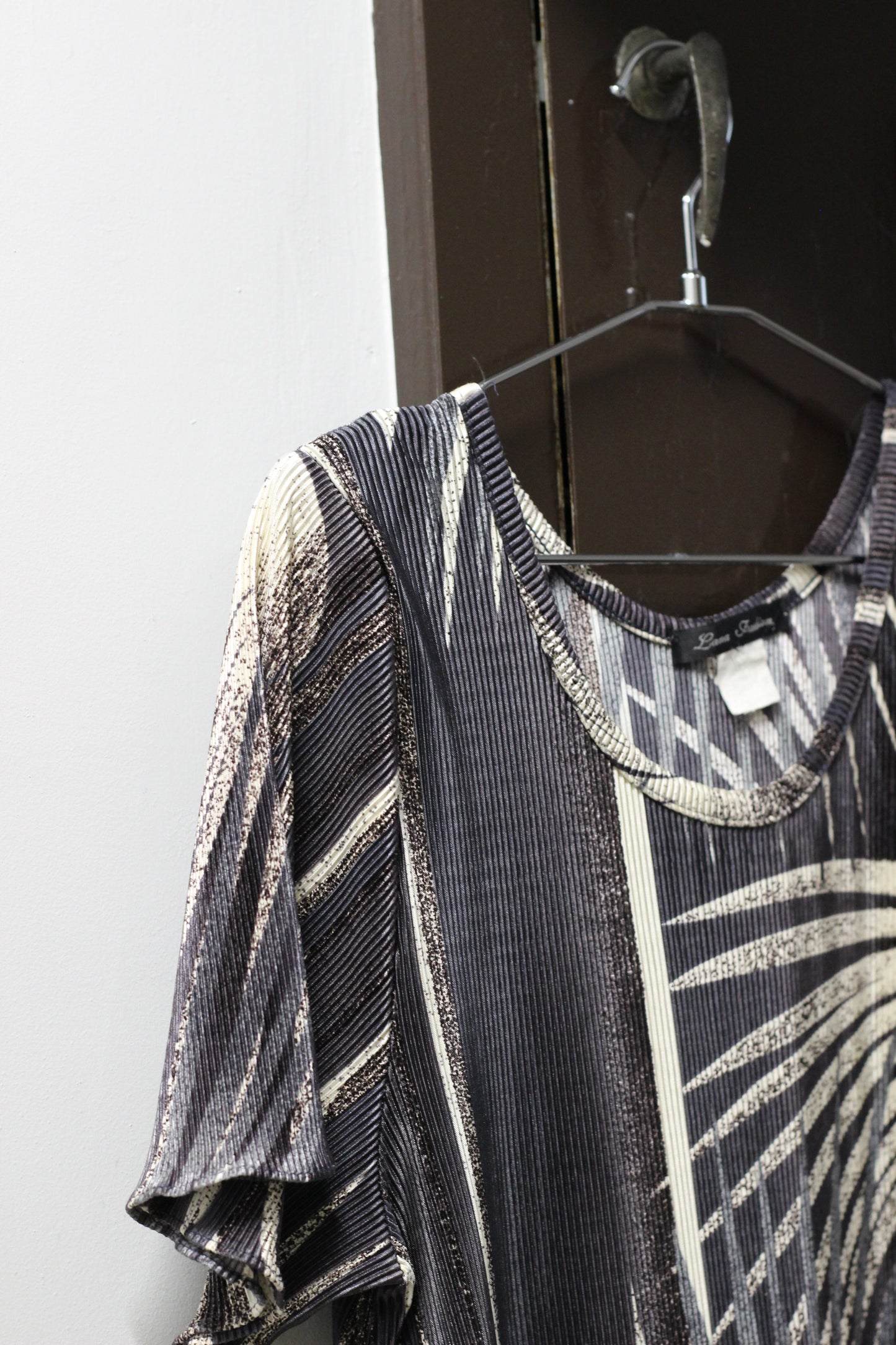 Vintage Design Pleats Short Sleeve One-Piece x6点