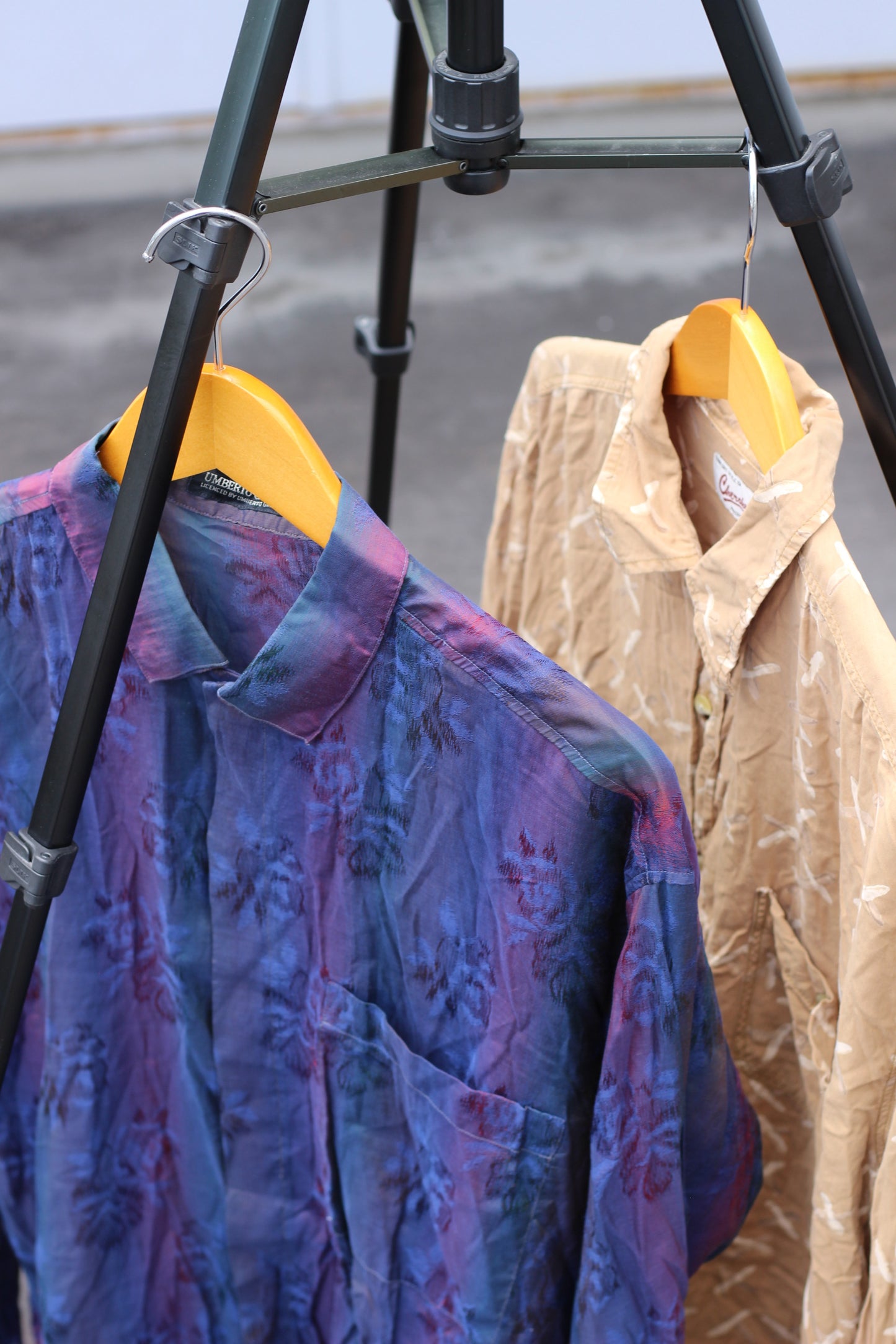Men's High-Grade Rayon Long-Sleeved Shirt x5点