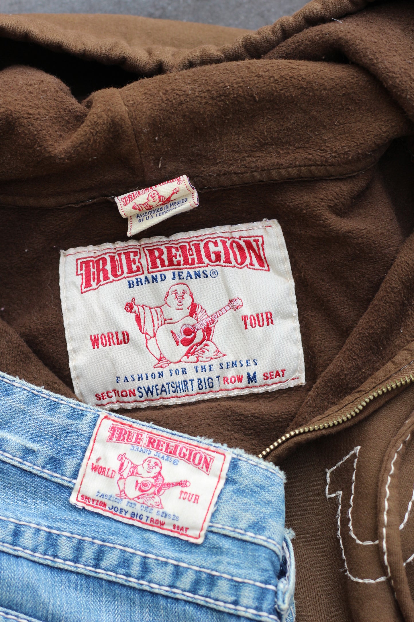 Y2K Style True Religion Bottoms & Hoodie x2点