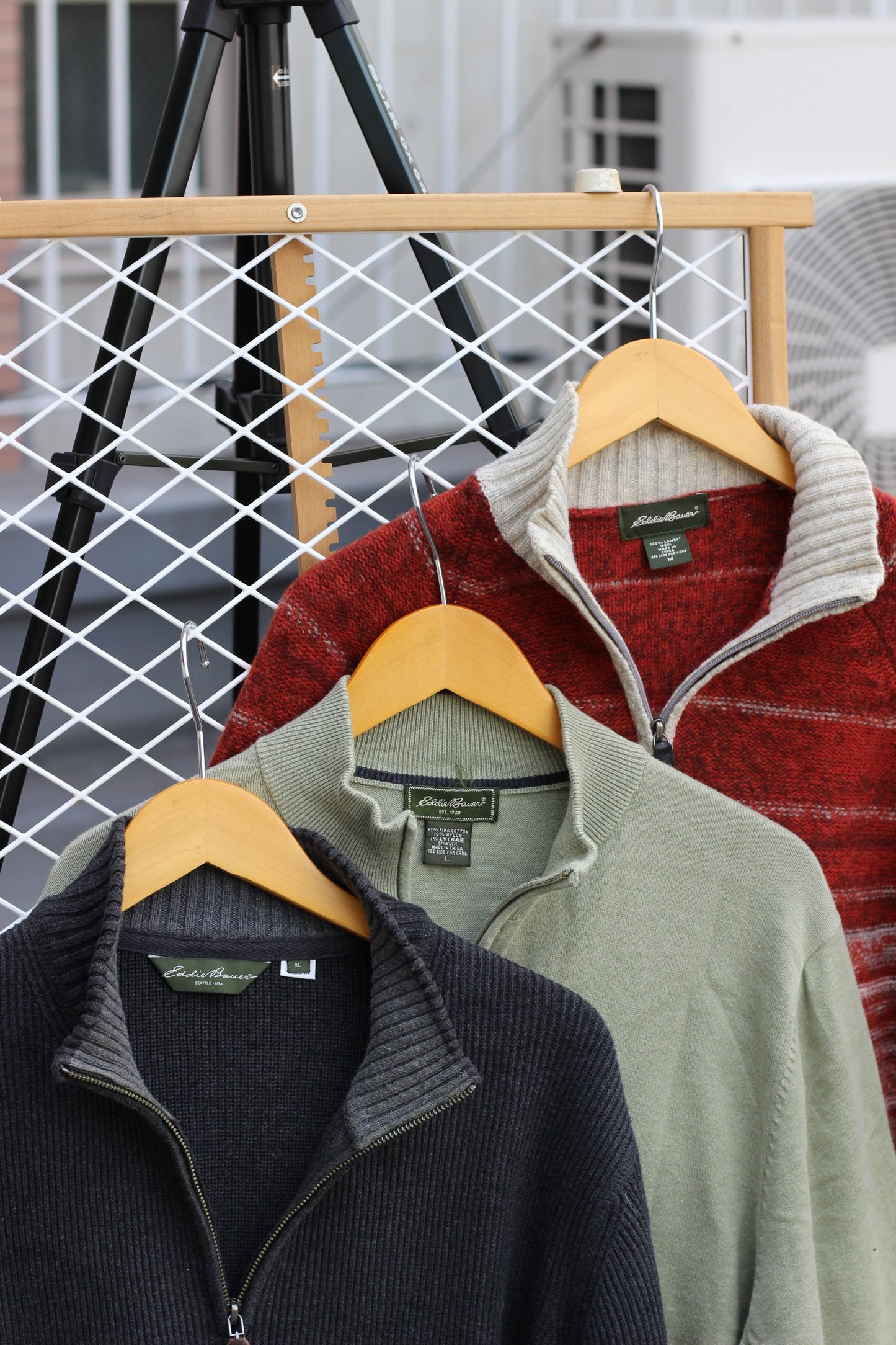 90's & 00's Eddie Bauer Half-Zip Knit x4点