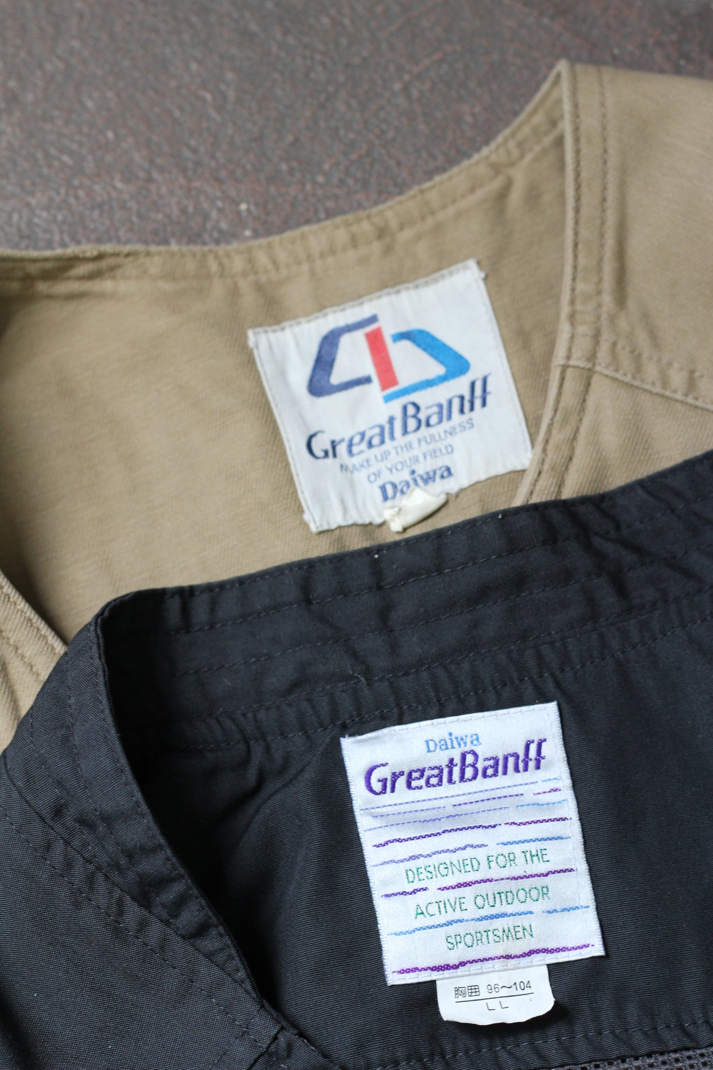 90's Daiwa Great Banff Vintage Fishing Vest x2点