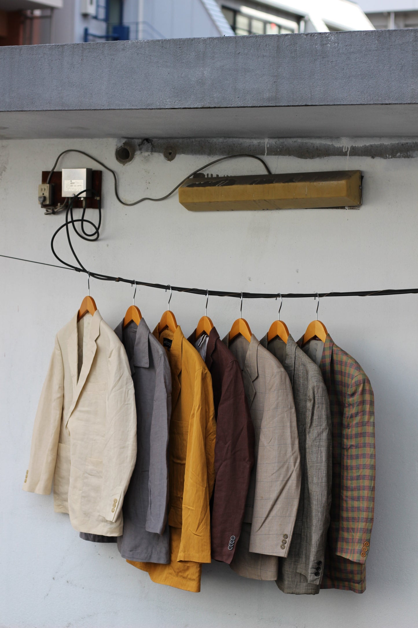 Men's linen Tailored Jacket x7点