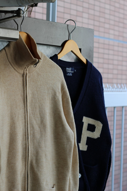 90's Polo Ralph Lauren Knit Cardigan & Driver's Knit set x2点