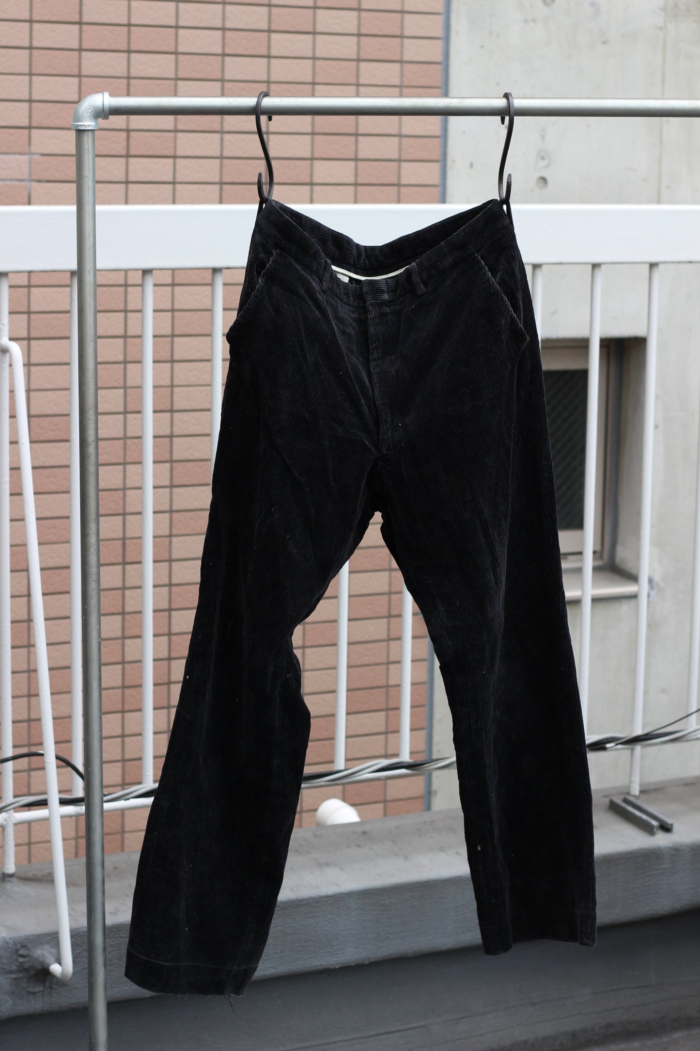 Men's Black Wide Corduroy Bottoms x5点