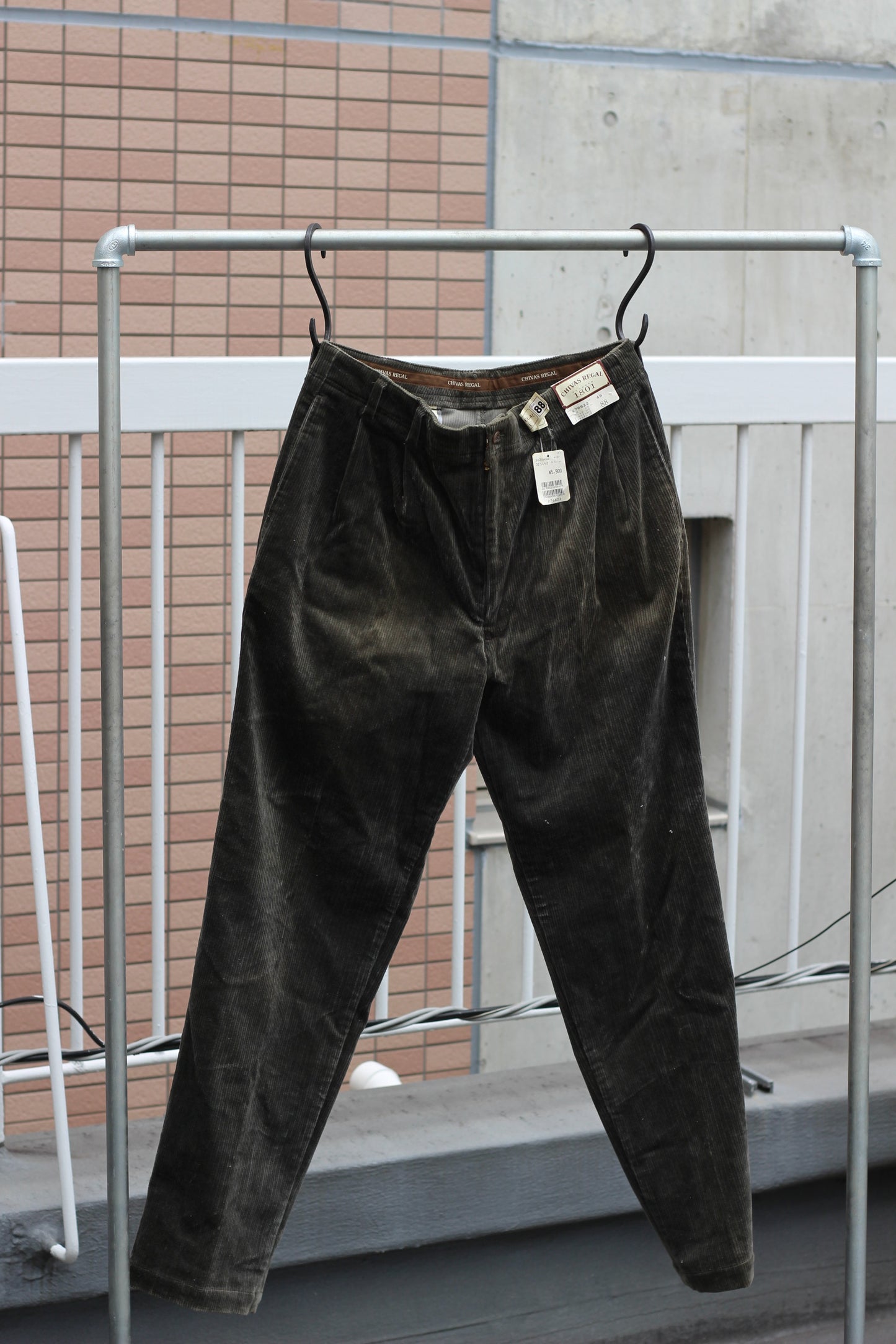 Men's Khaki Wide Corduroy Bottoms x6点