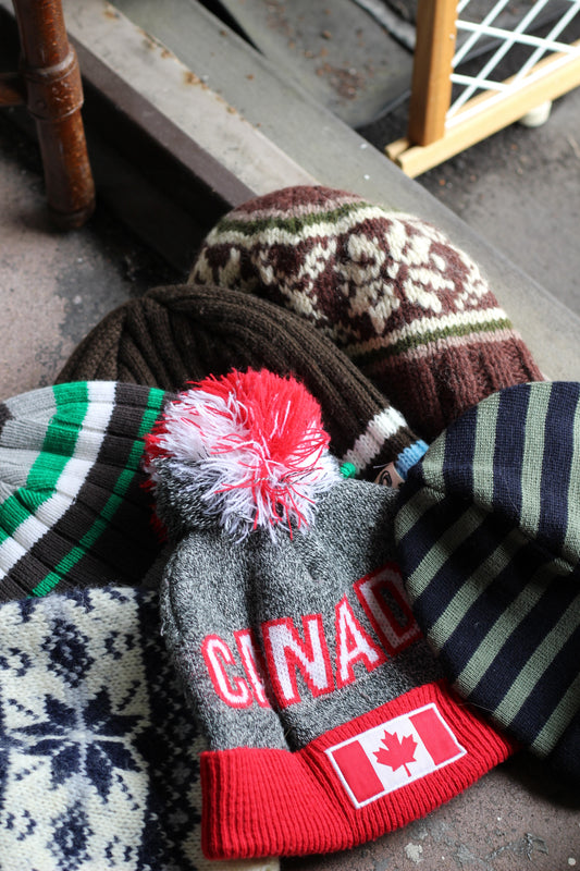 00's Y2K Style design Knit Cap x6点