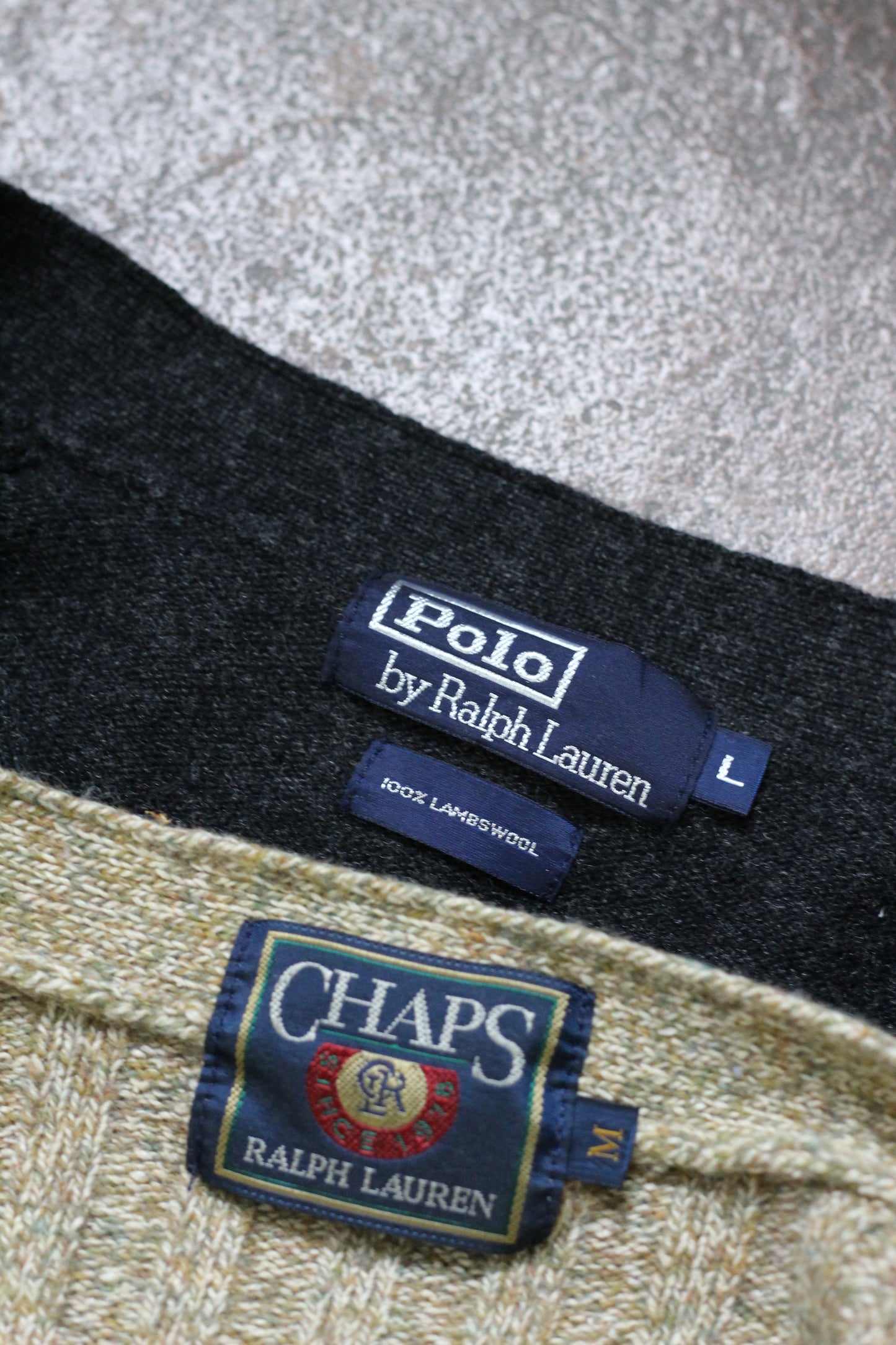 80's CHAPS & 90's Polo Ralph Lauren Cardigan x2点