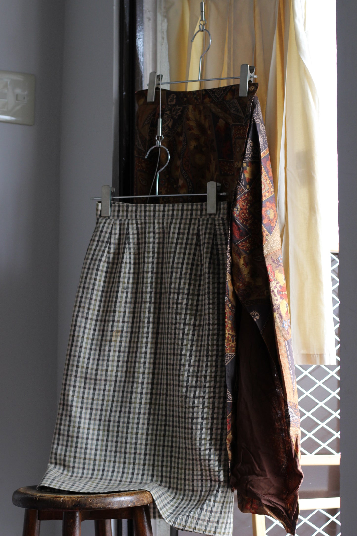 Old Burberry Skirt x4点