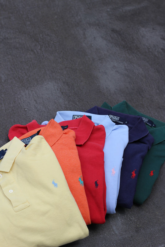 90-00's Polo Ralph Lauren Multicolor Short Sleeve Polo Shirt x15点