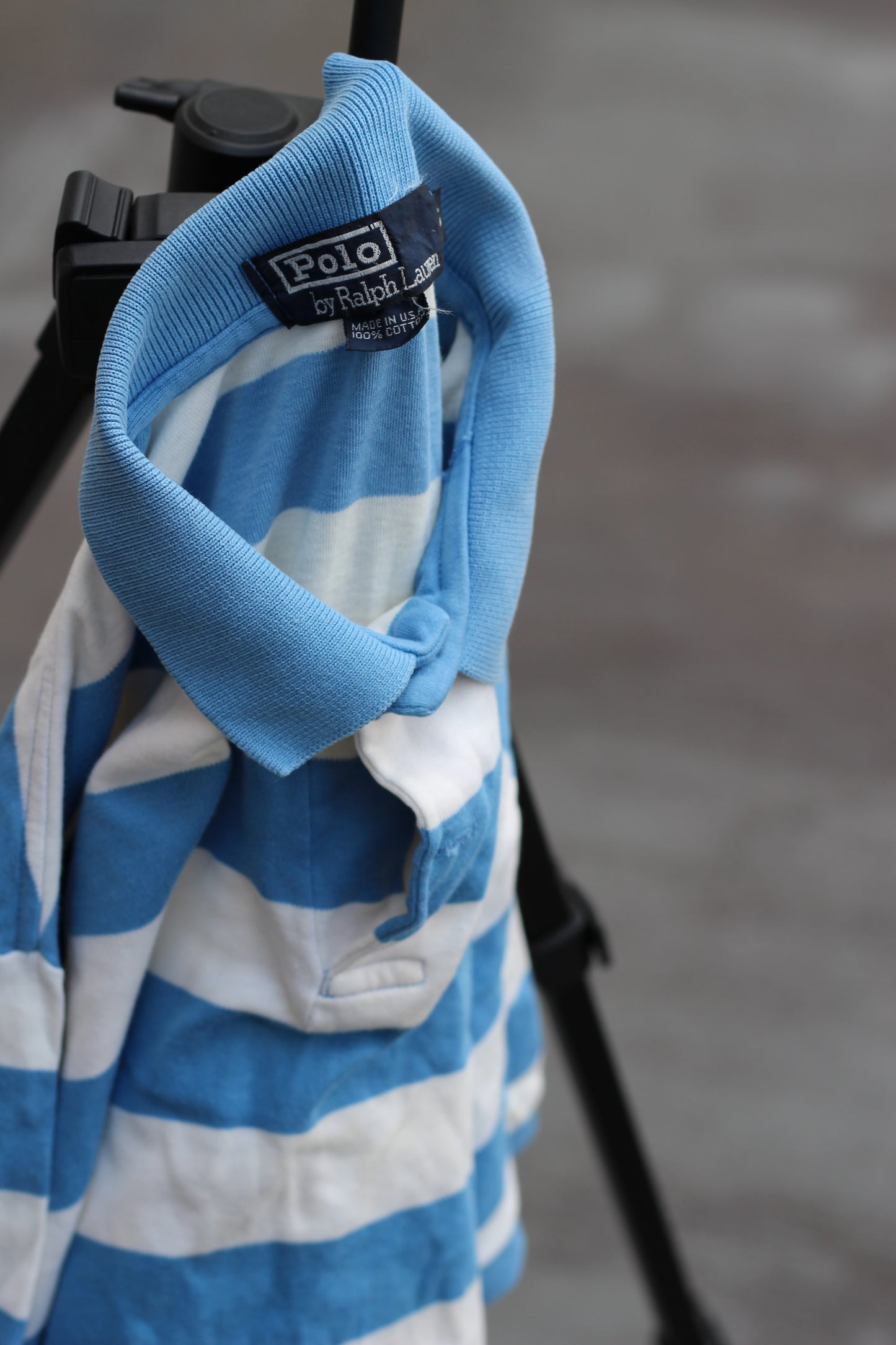 90-00's Made In USA Polo Ralph Lauren Stripe Short Sleeve Polo Shirt x4点