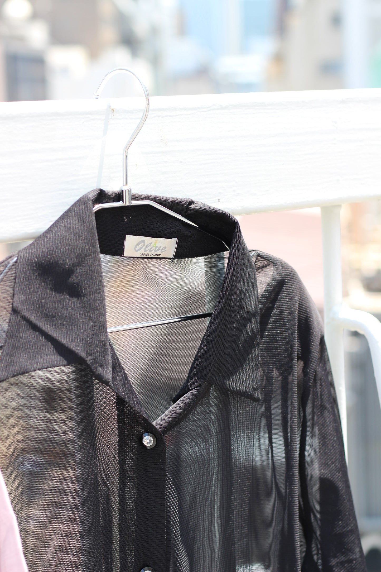 Vintage Design Sheer Blouse x5点