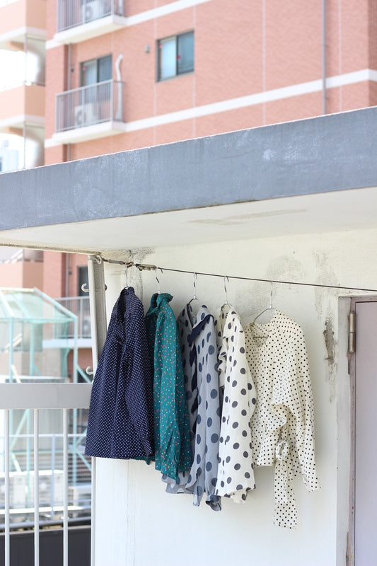 Vintage Dot Long Sleeve Blouse x10点