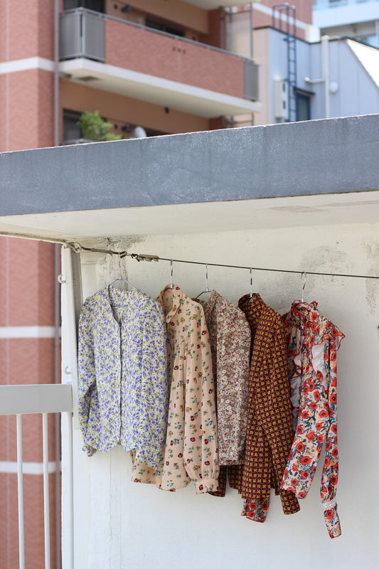 Vintage Flower Long Sleeve Blouse x10点