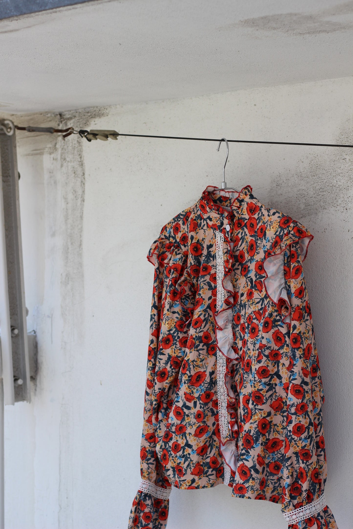 Vintage Flower Long Sleeve Blouse x10点