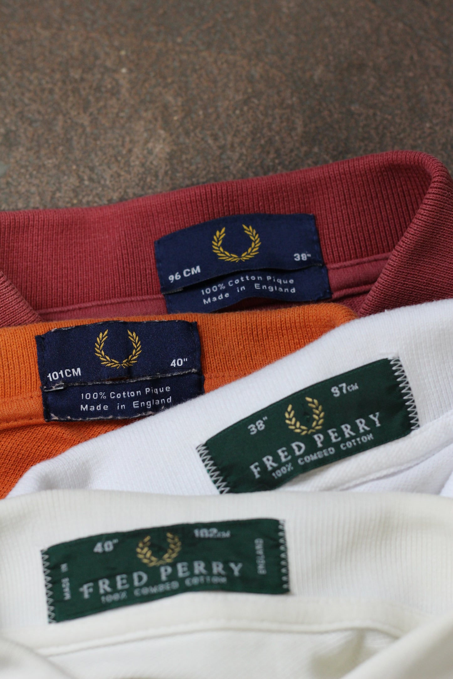 90's Made In UK FRED PERRY M12 Short Sleeve Polo Shirt x4点