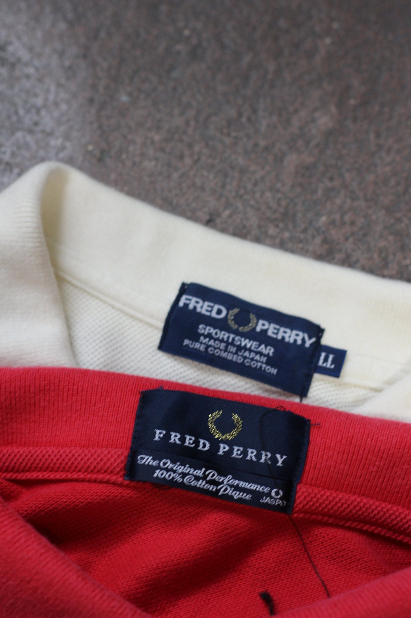 80-90's Made In Japan FRED PERRY Short Sleeve Polo Shirt x2点
