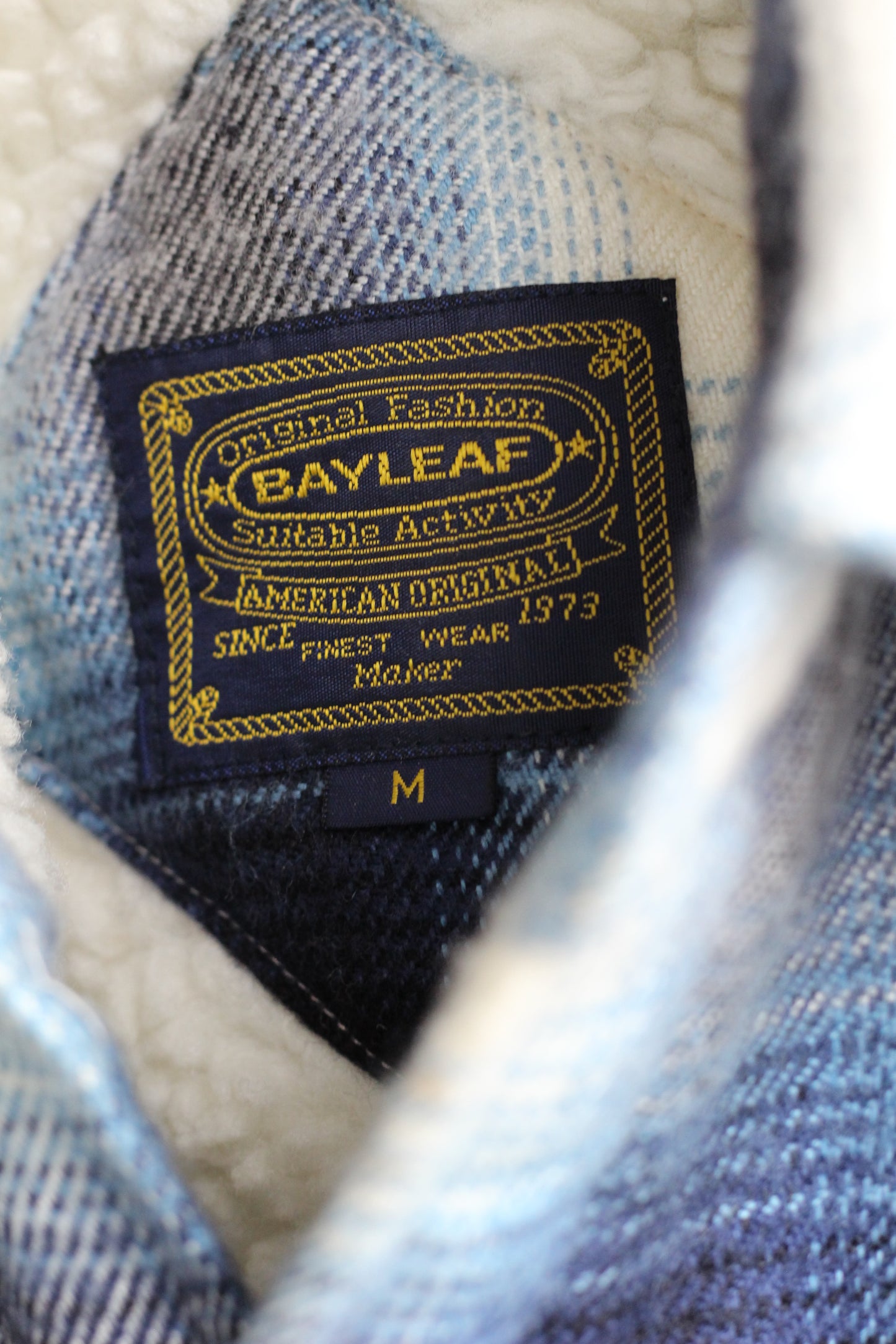 70-80's WOOD POINT&90‘s BAYLEAF Vintage Ombre Check Shirt Jacket set x2点