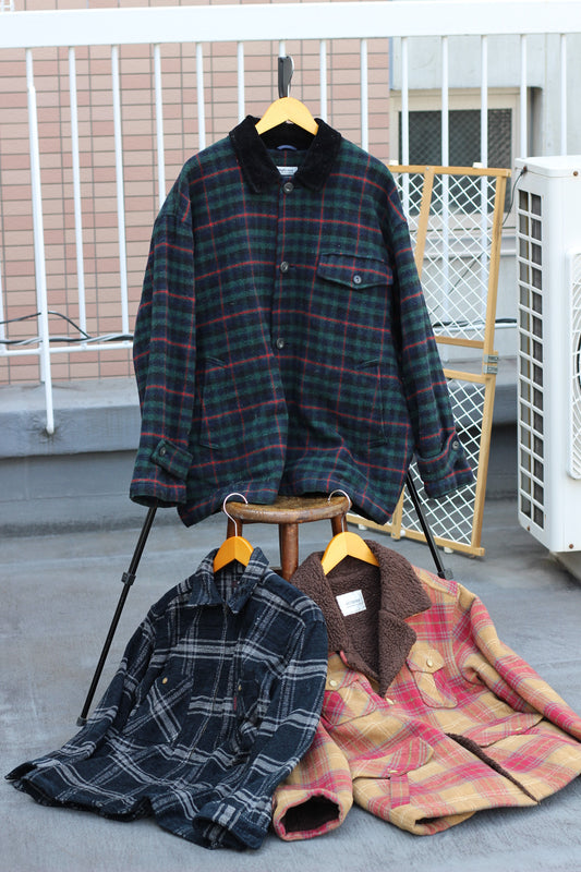 Men's Design Check Outerwear x3点