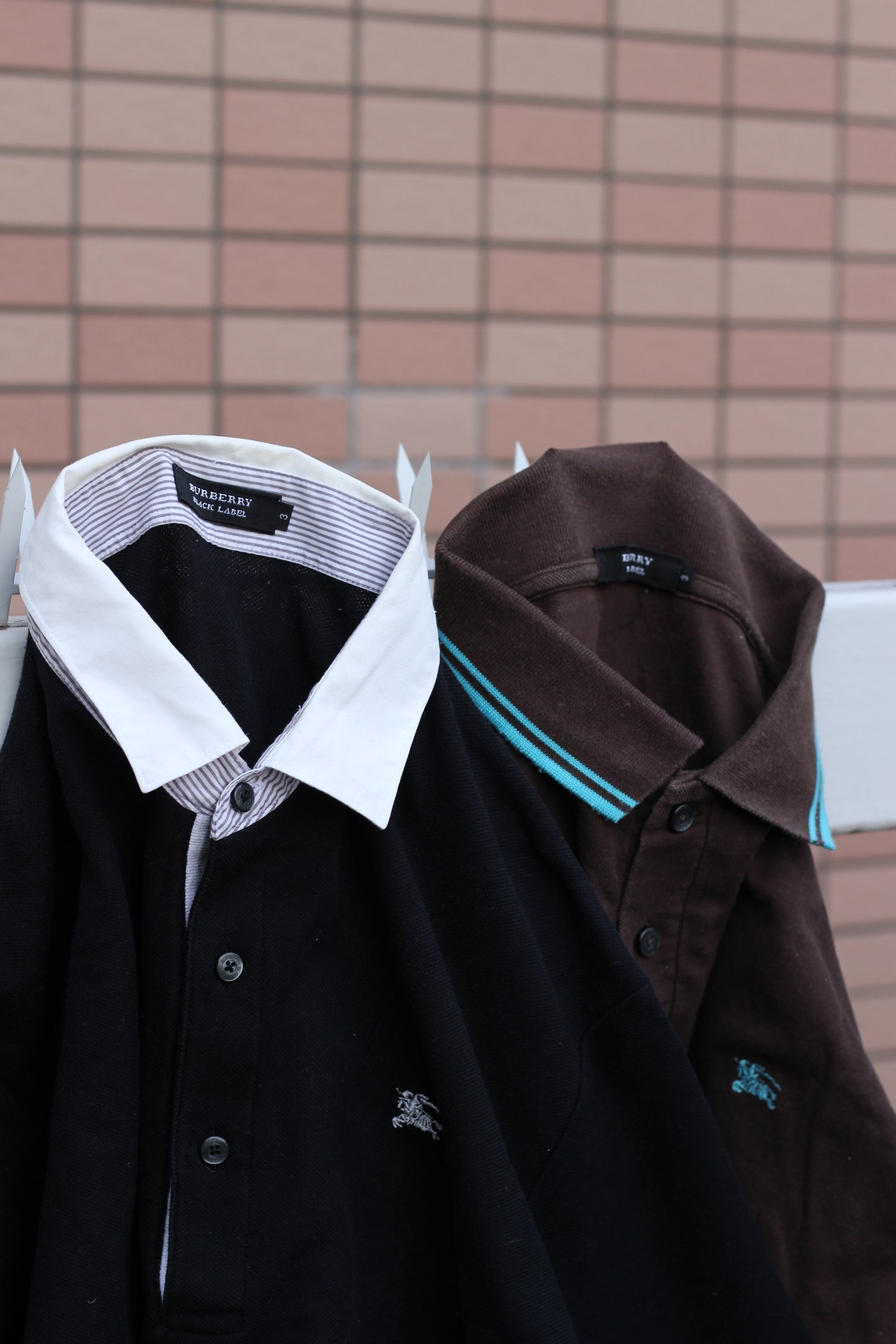 Burberry Black Label Short Sleeve Polo Shirt x7点