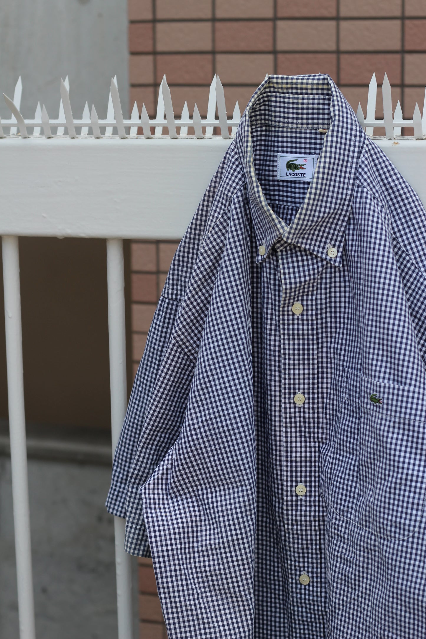 LACOSTE Check Short Sleeve Shirt x4点