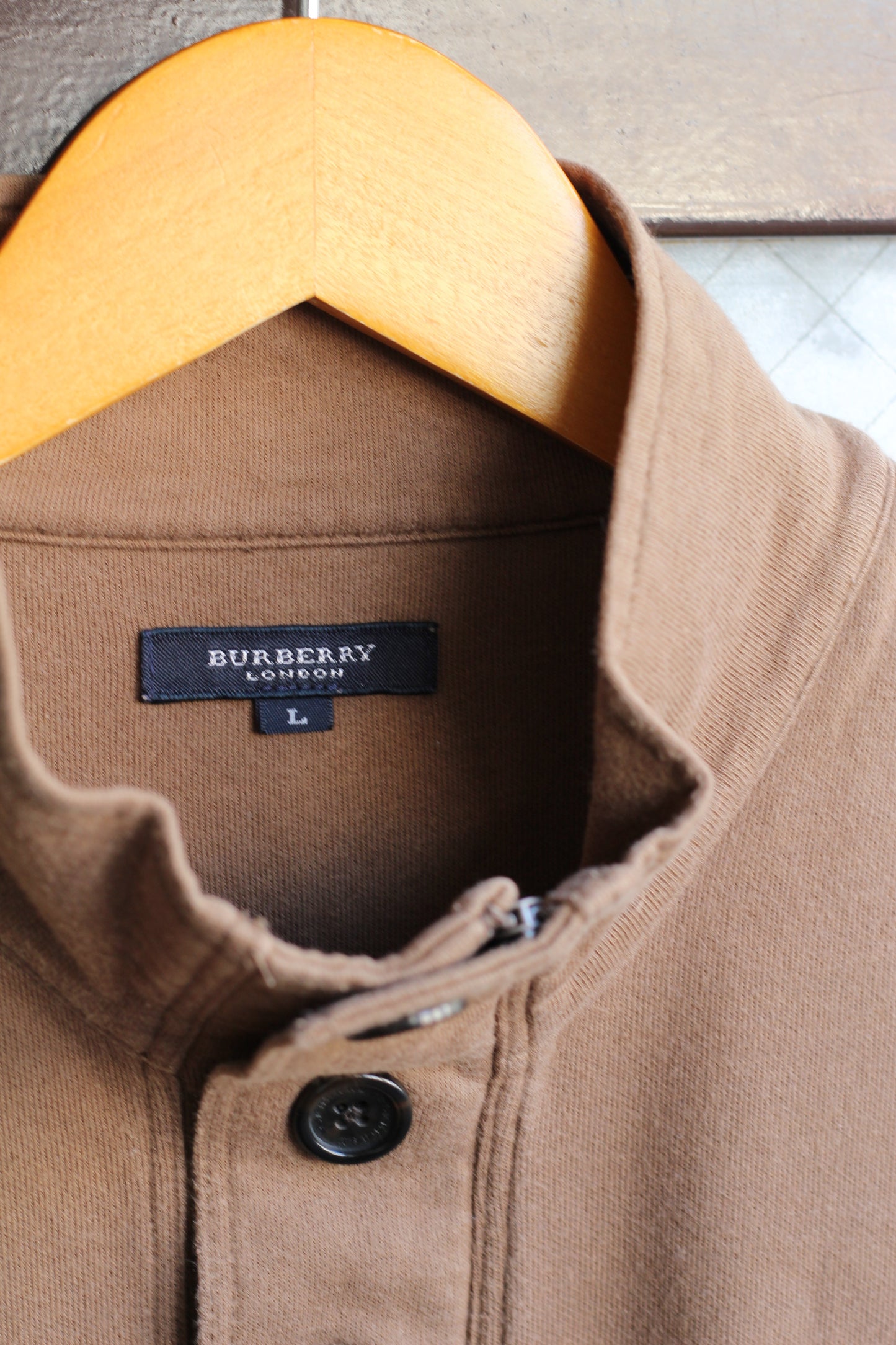 Burberry Argyle Knit & Henley Neck Sweatshirt set x2点