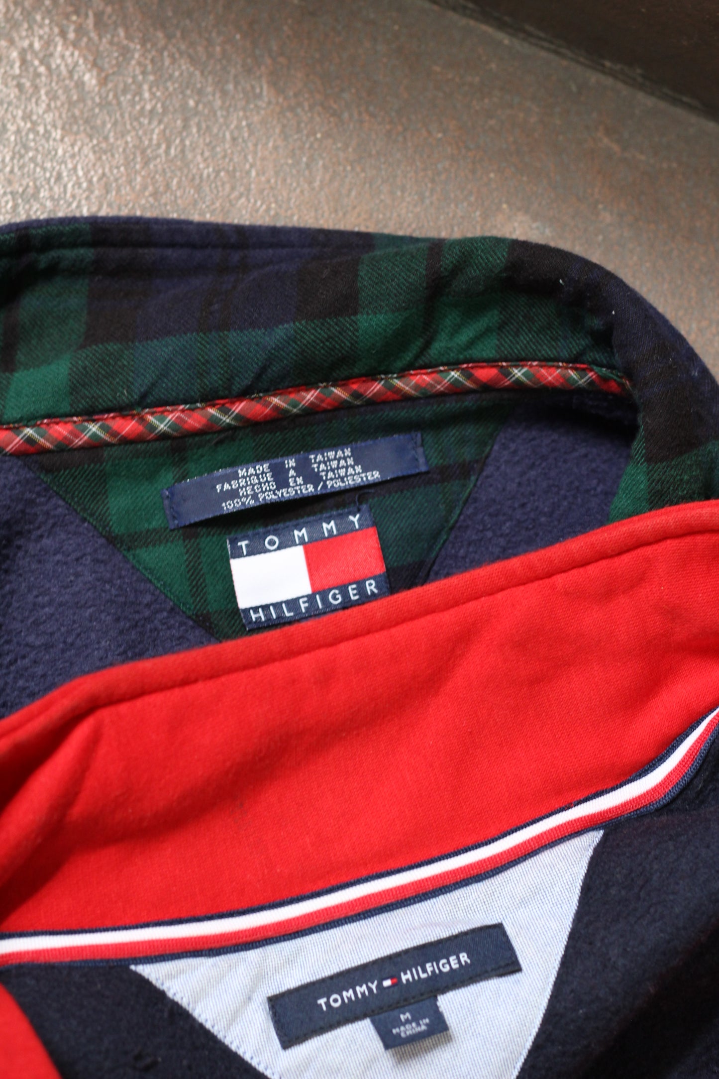 90-00's Tommy Hilfiger Half Zip Jacket x2点
