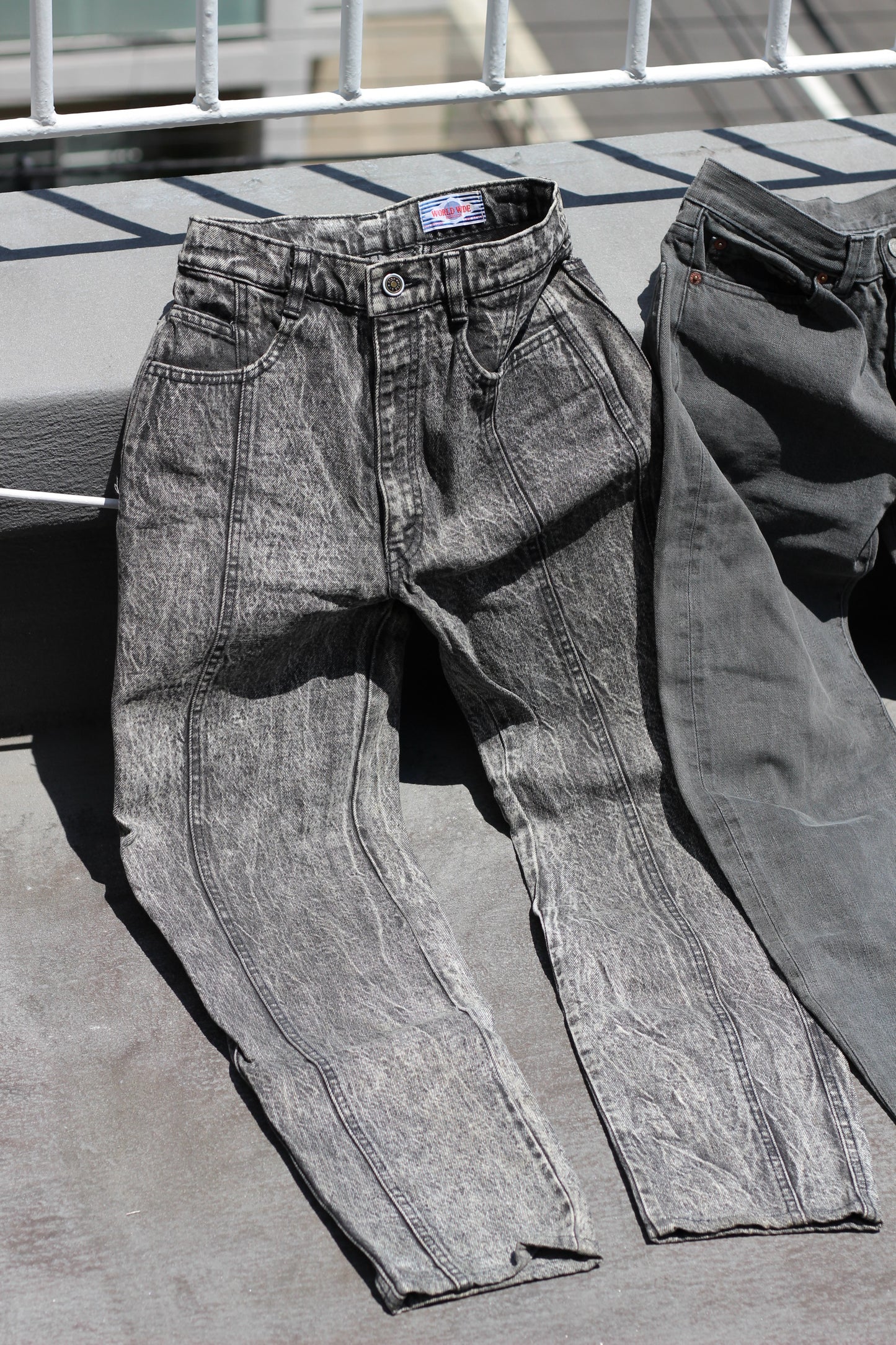 Men's Black Denim Pants x5点