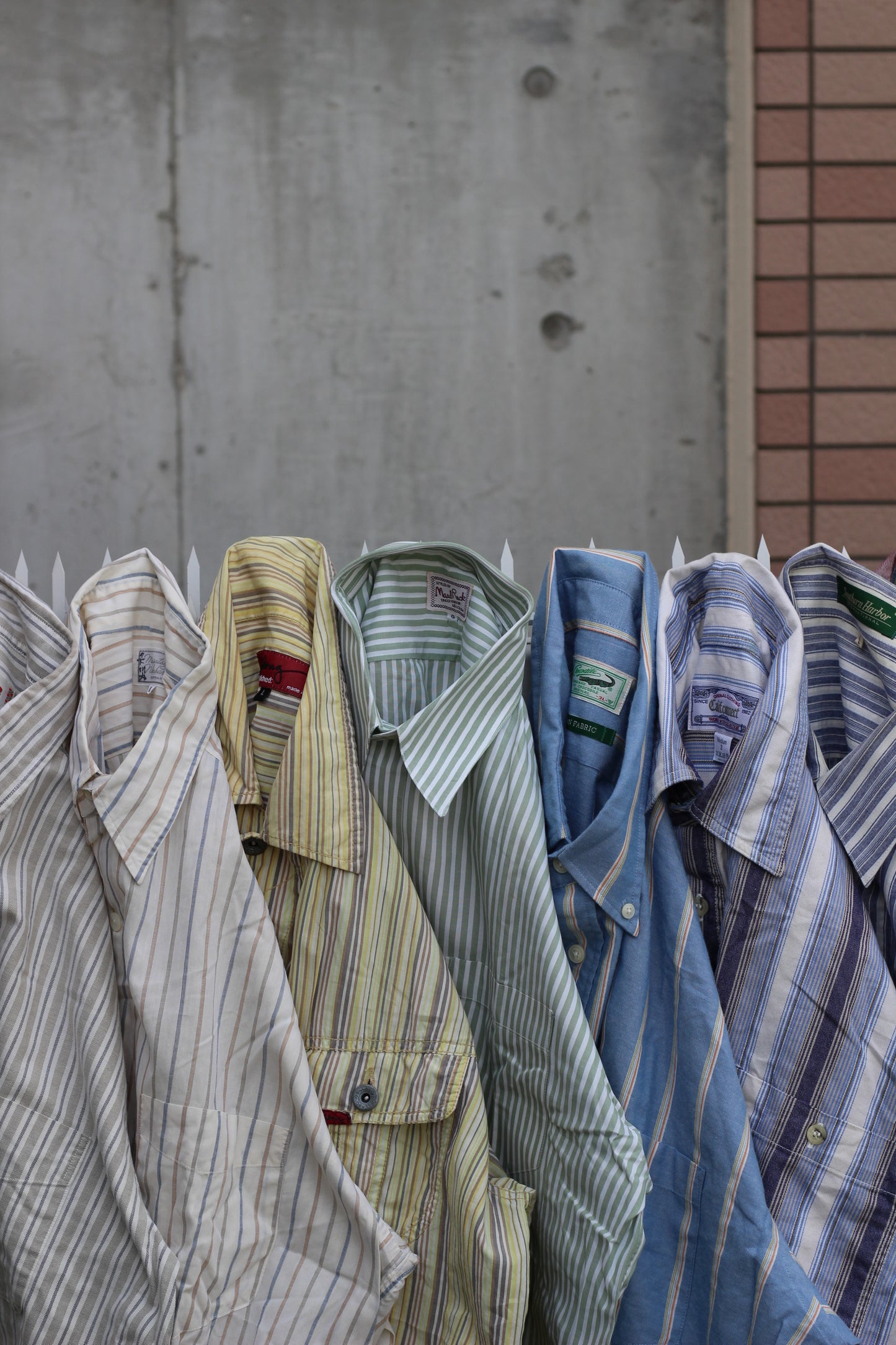 Men's Design Striped Long Sleeve Shirt x16点