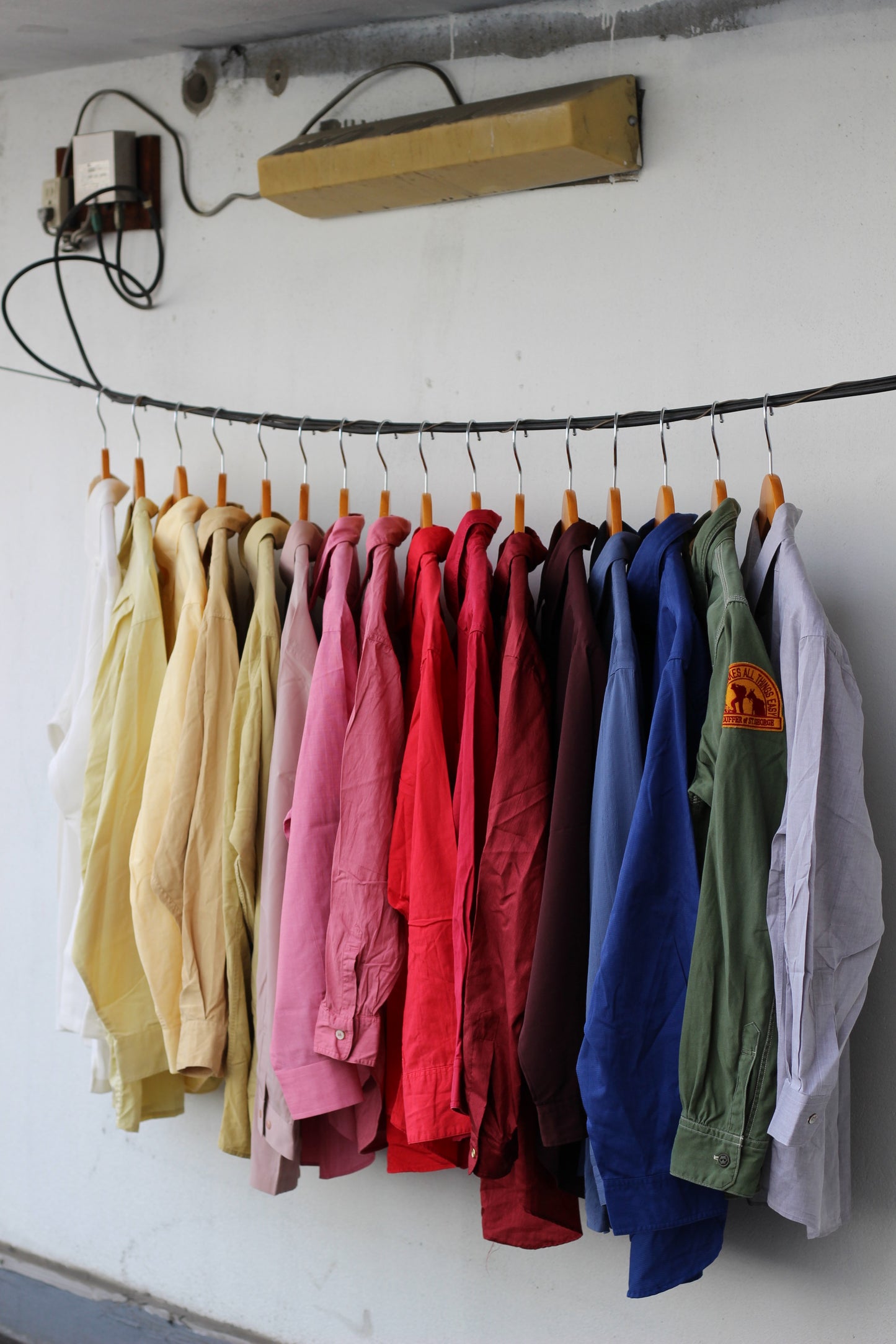 Men's Color Long Sleeve Shirt x16点