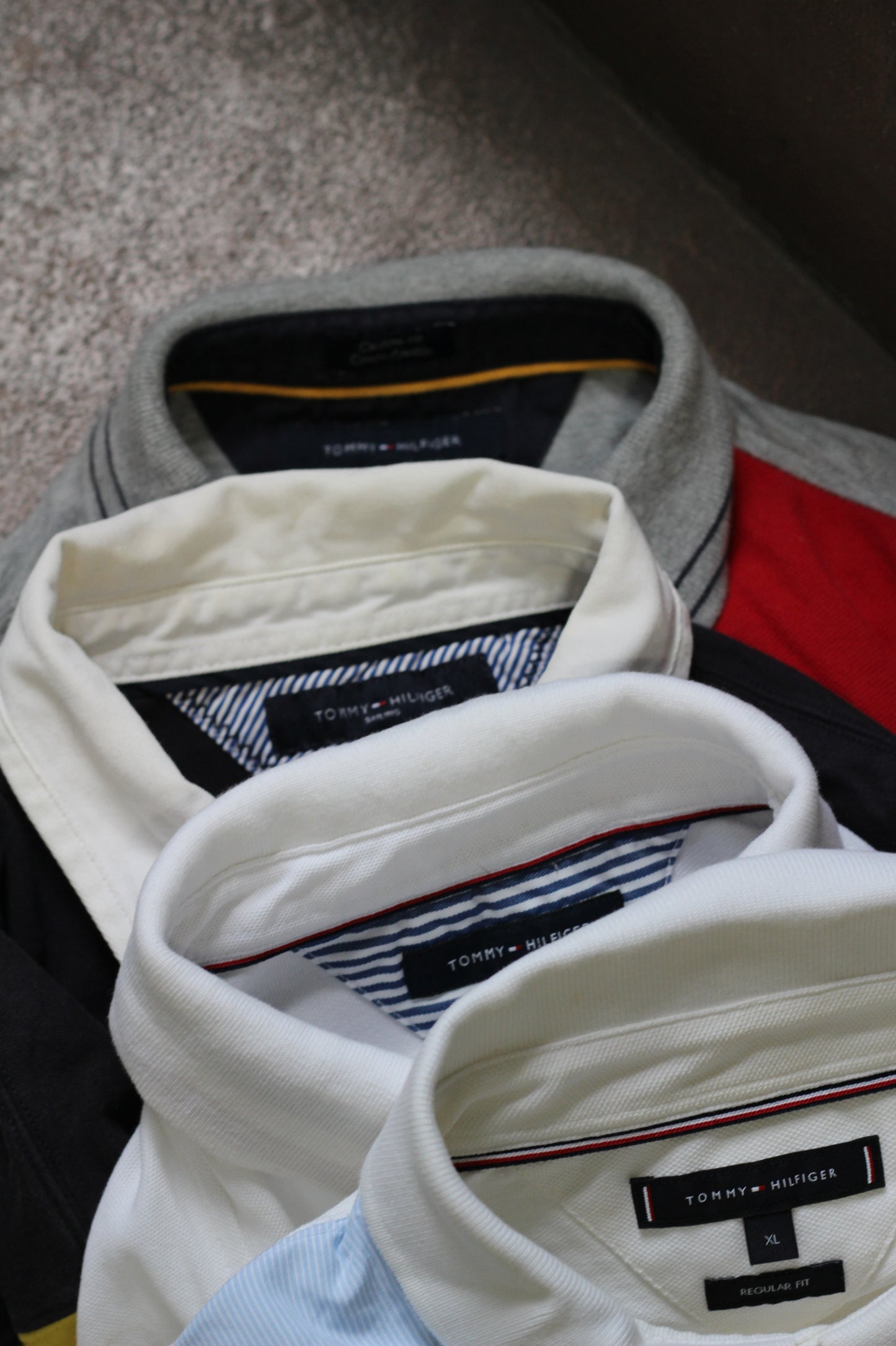 Tommy Hilfiger Patchwork Short Sleeve Polo Shirt x4点