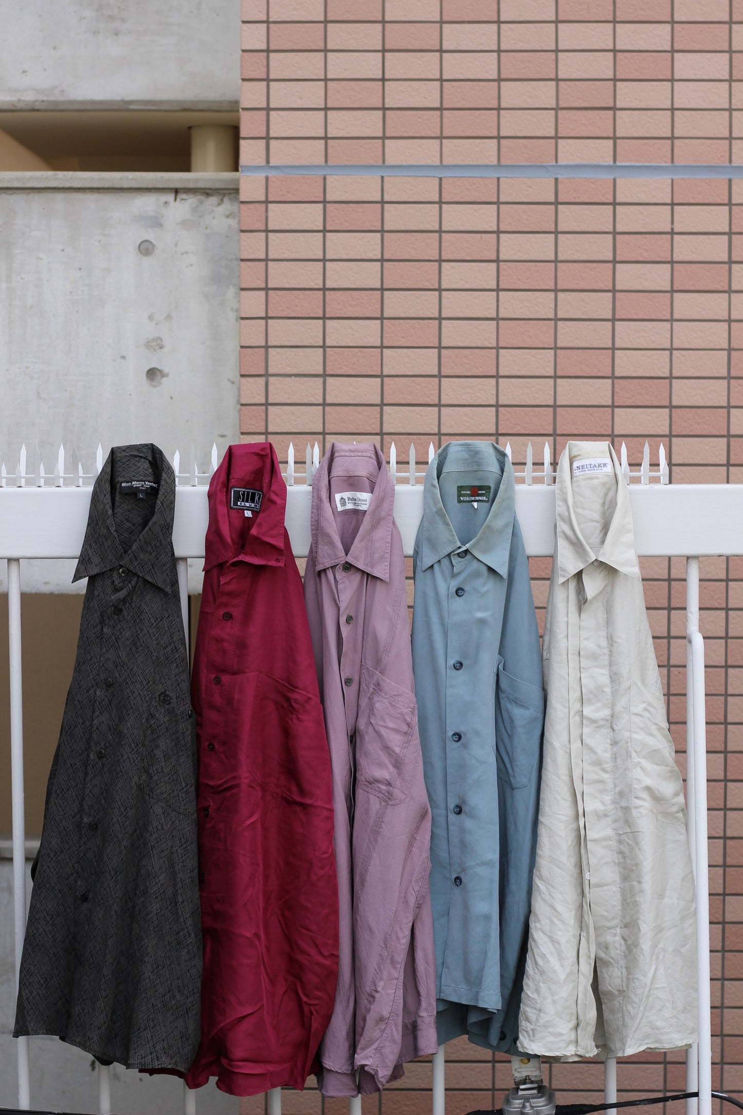 Men's Silk Shirts x5点